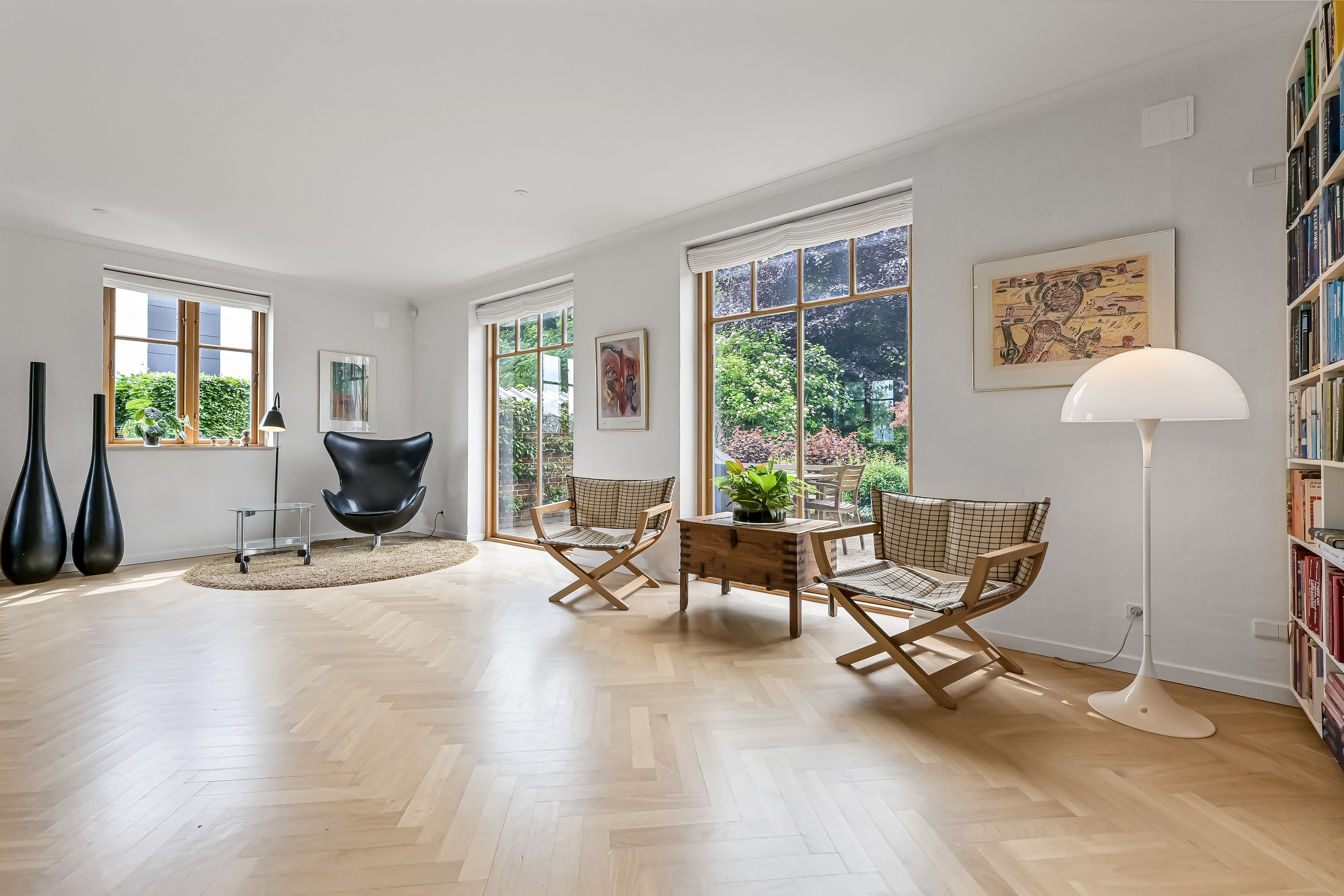 Fremhævet stue billede i fuldskærmstilstand. Billede af Nørre Lindbjerg 5, Gjellerup, 7400 Herning