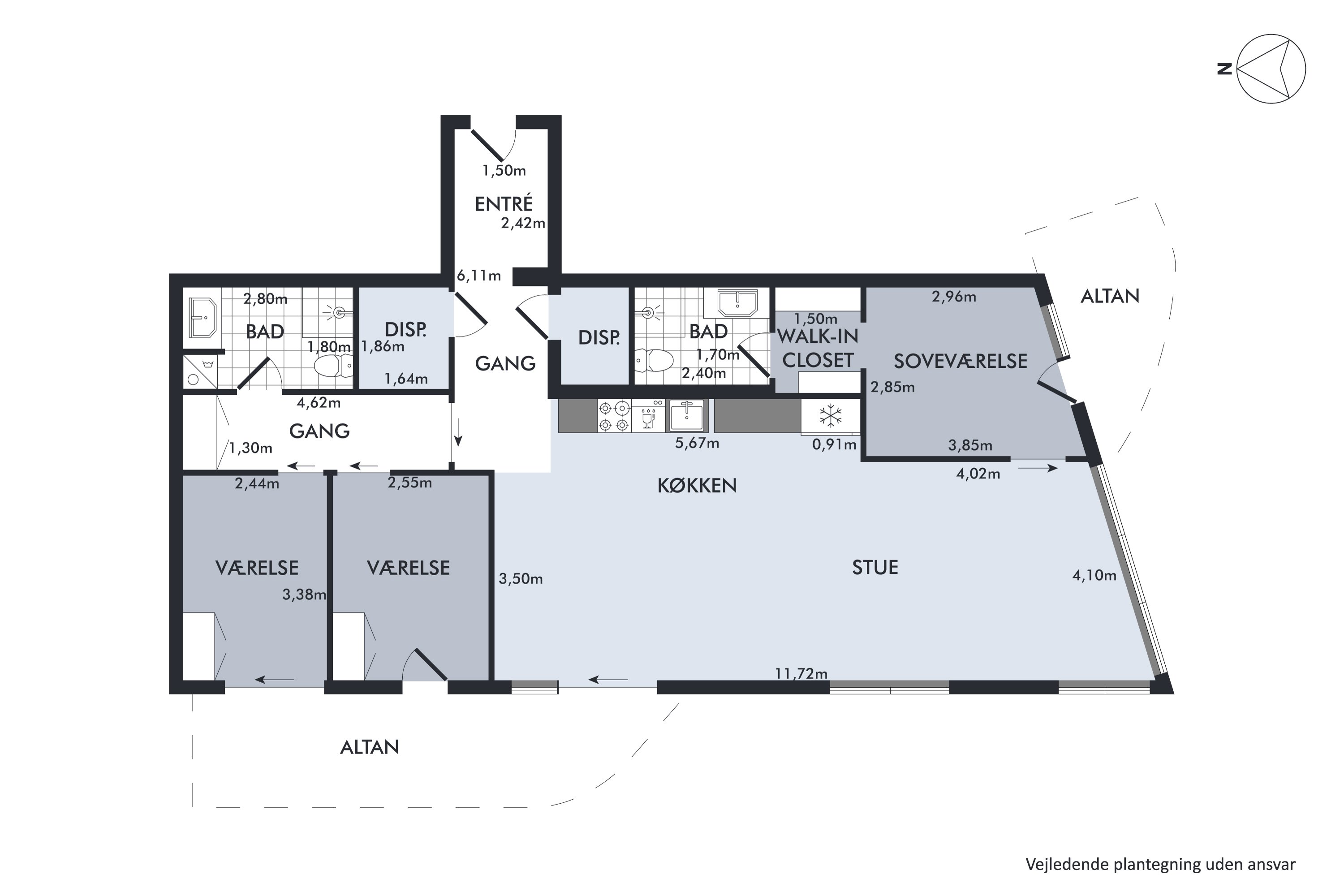 Plantegninger billede af Helga Pedersens Gade 79, 41. 6., 8000 Aarhus C