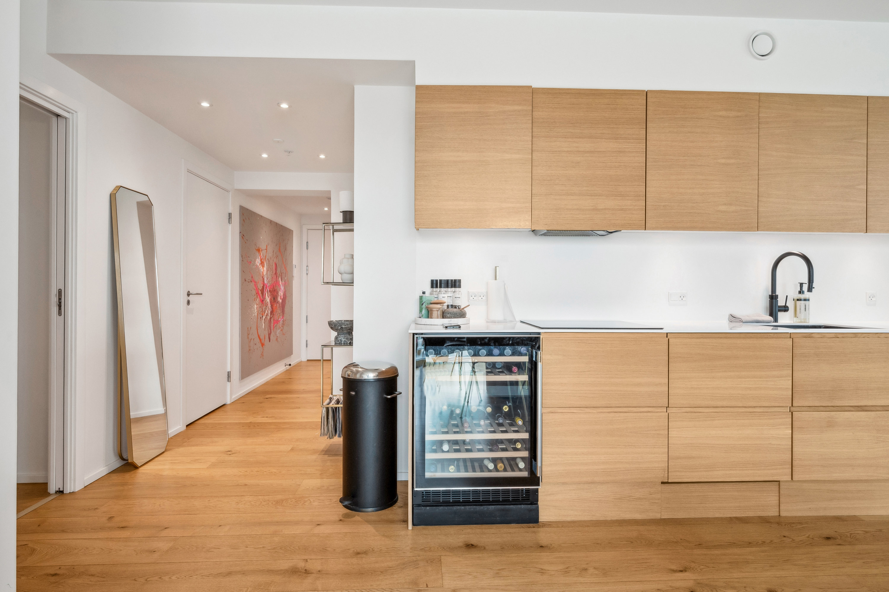 Fremhævet køkken billede i fuldskærmstilstand. Billede af Helga Pedersens Gade 79, 41. 6., 8000 Aarhus C