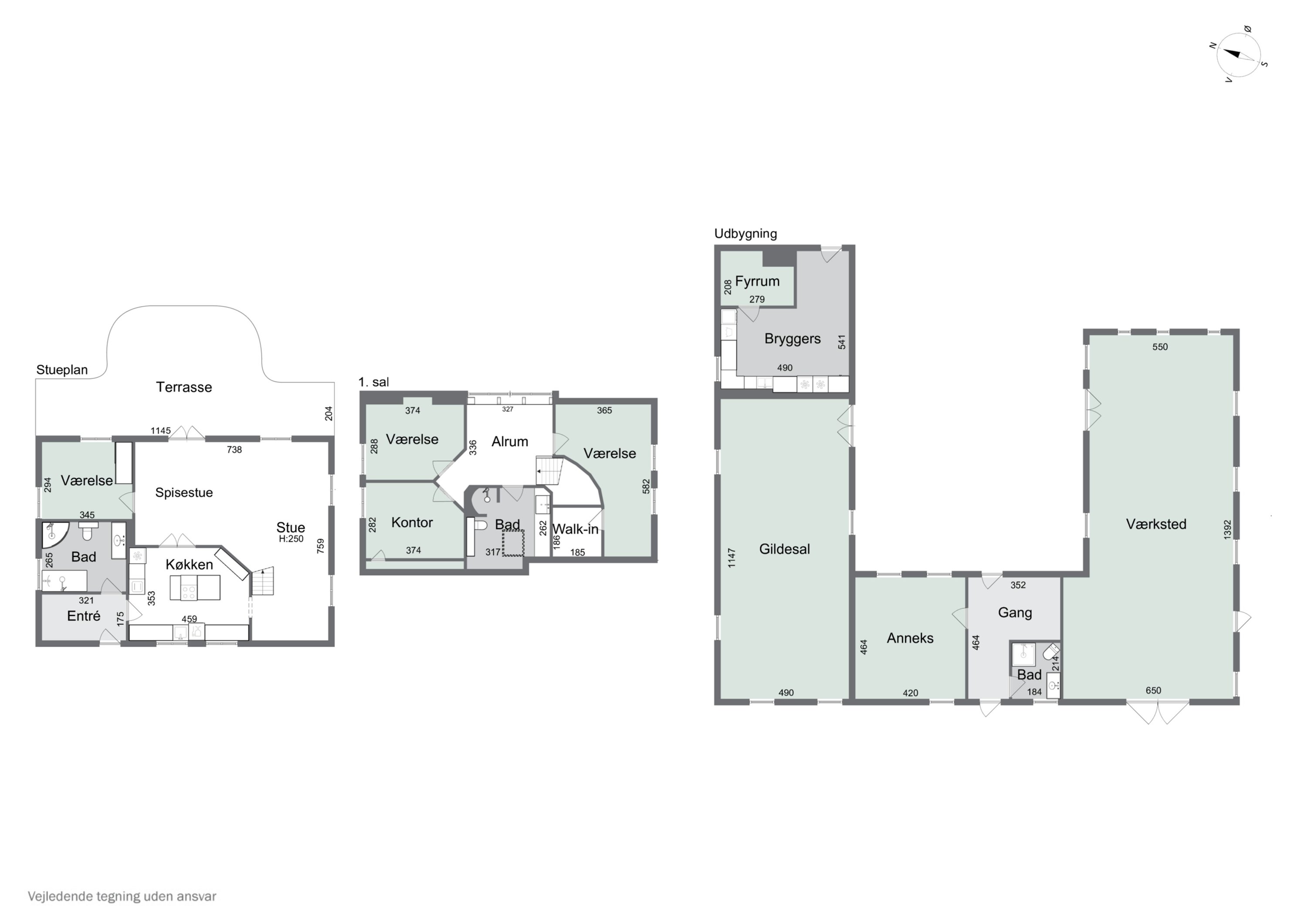 Plantegninger billede af Vollerupvej 14, Vollerup, 4200 Slagelse