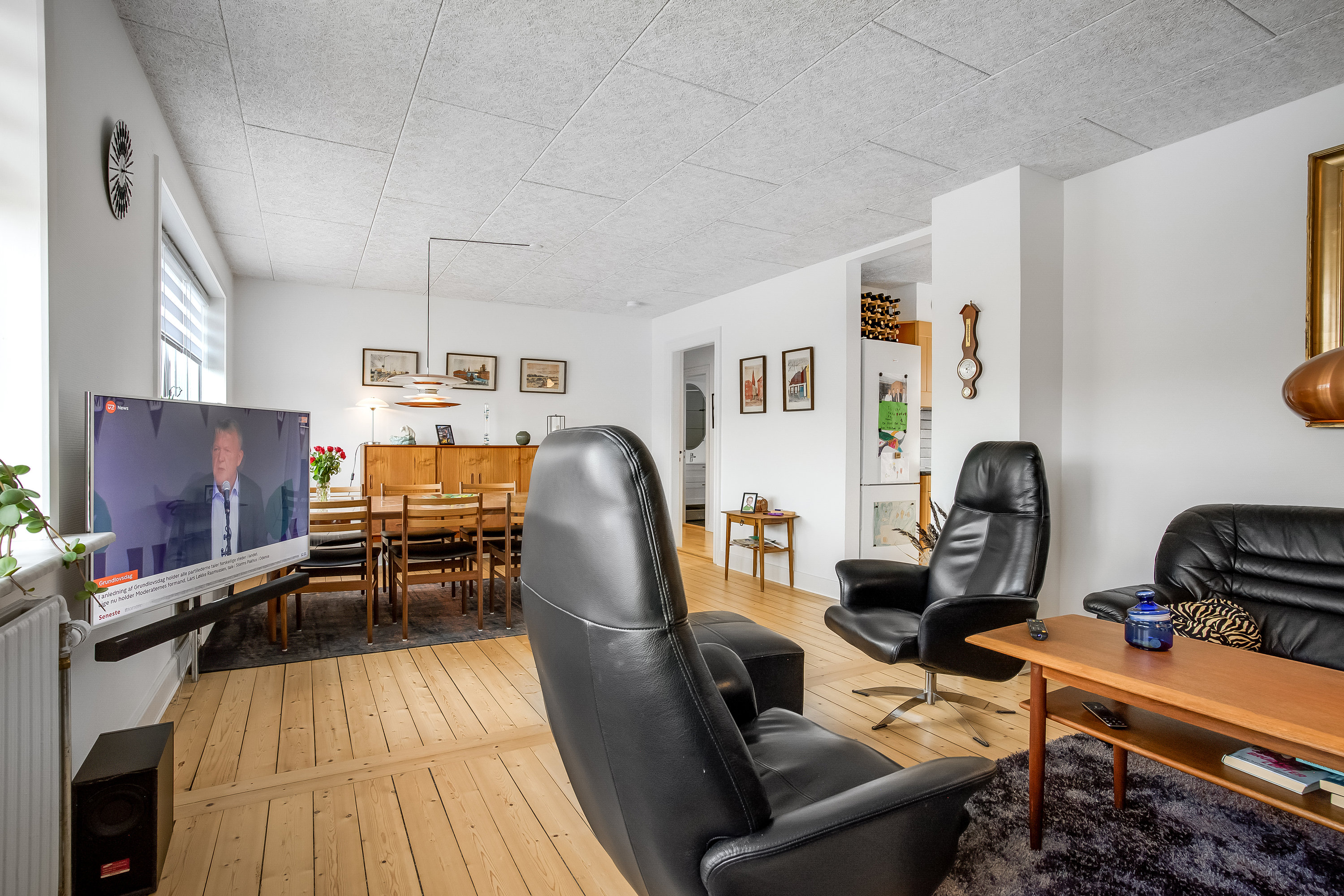 Fremhævet stue billede i fuldskærmstilstand. Billede af Bredgade 27, 7680 Thyborøn