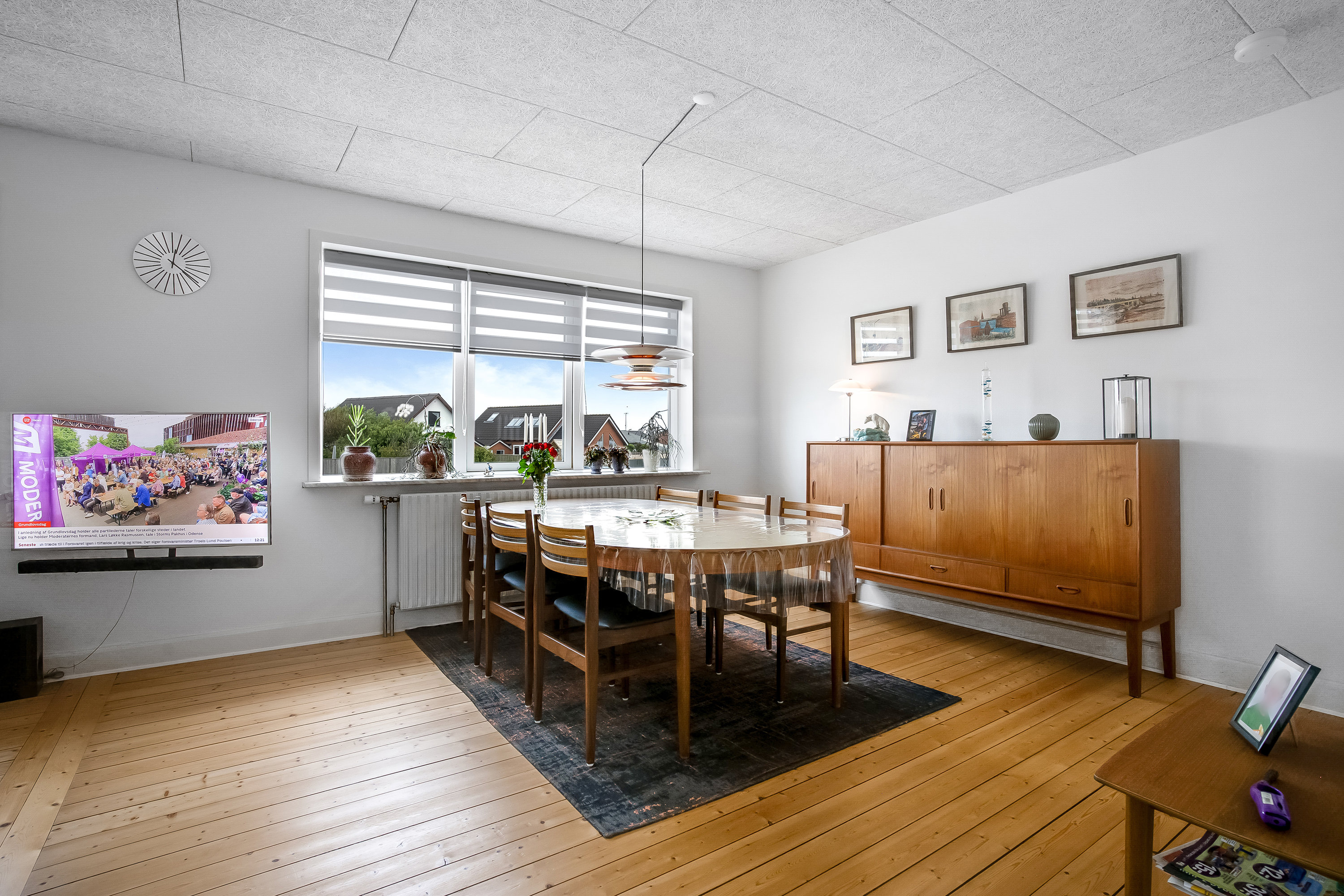 Fremhævet stue billede i fuldskærmstilstand. Billede af Bredgade 27, 7680 Thyborøn