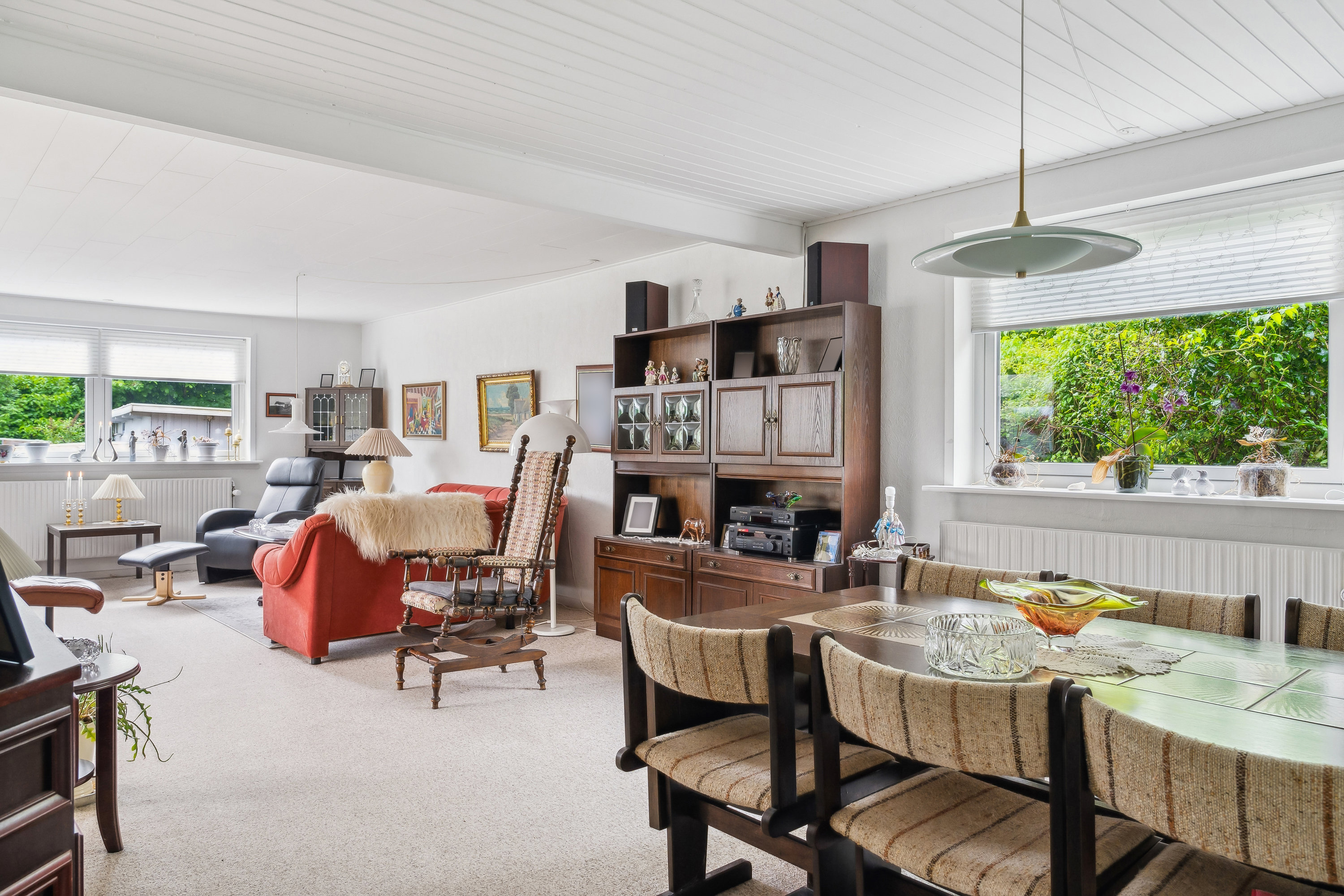 Fremhævet stue billede i fuldskærmstilstand. Billede af Kærvej 25, Sønder Onsild Stationsby, 9500 Hobro