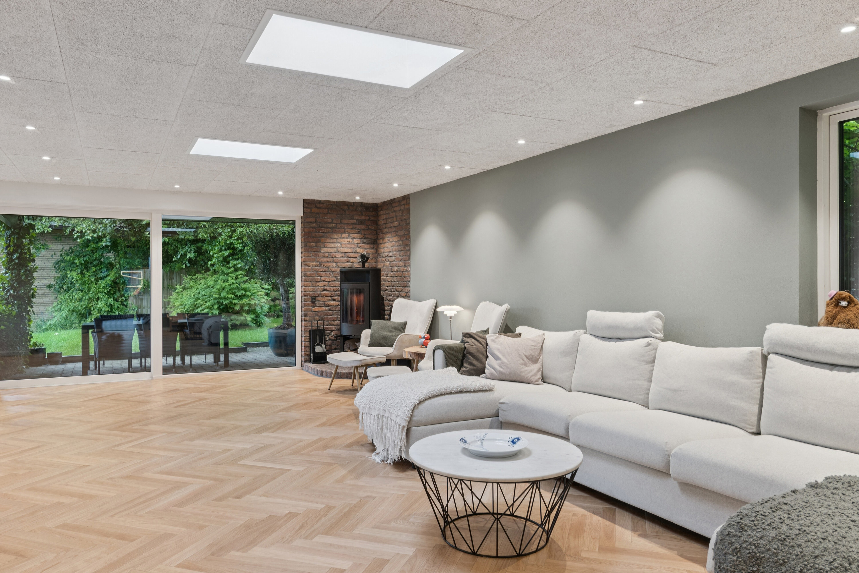 Fremhævet stue billede i fuldskærmstilstand. Billede af Slugten 14, 9800 Hjørring