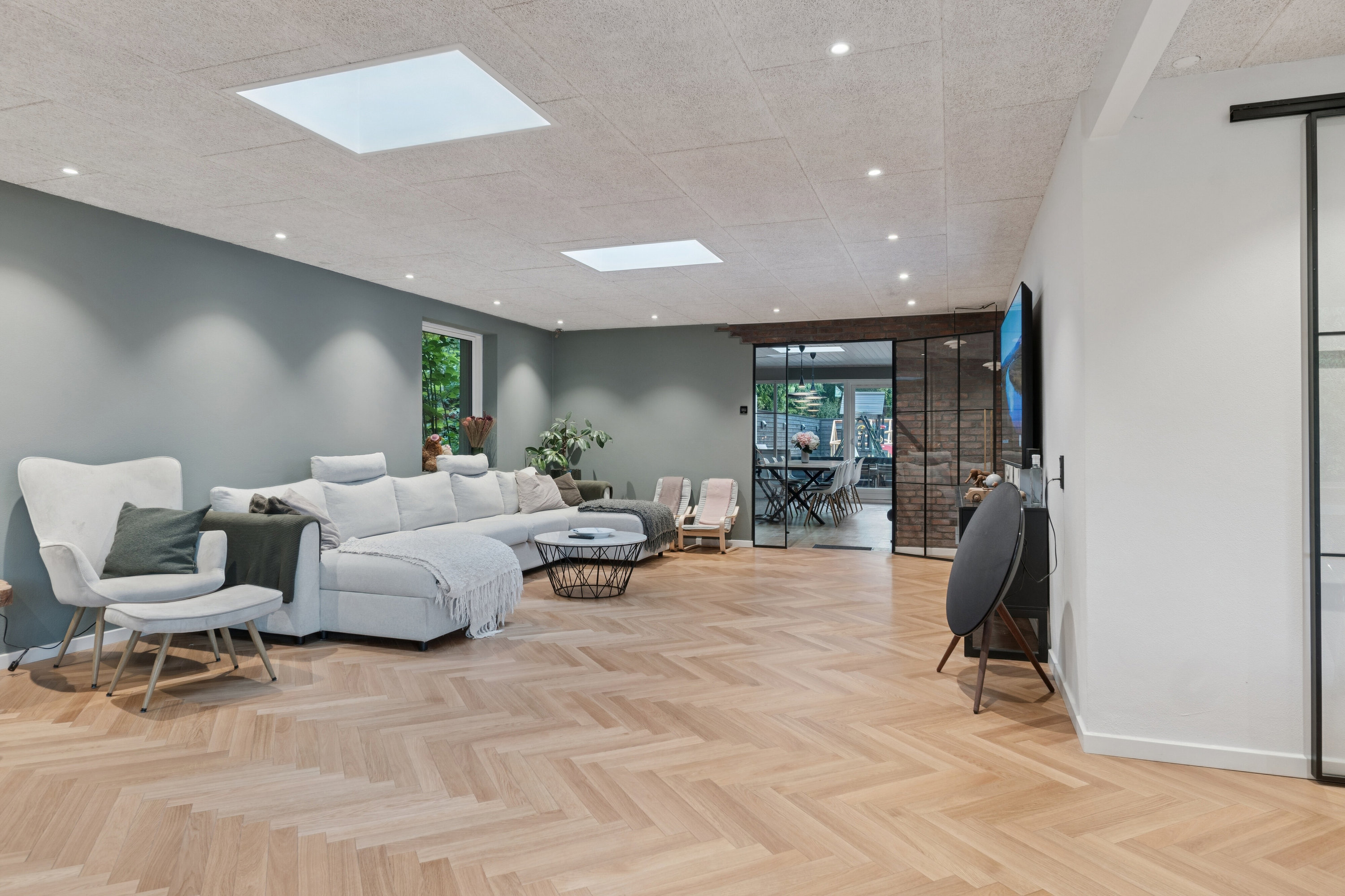 Fremhævet stue billede i fuldskærmstilstand. Billede af Slugten 14, 9800 Hjørring