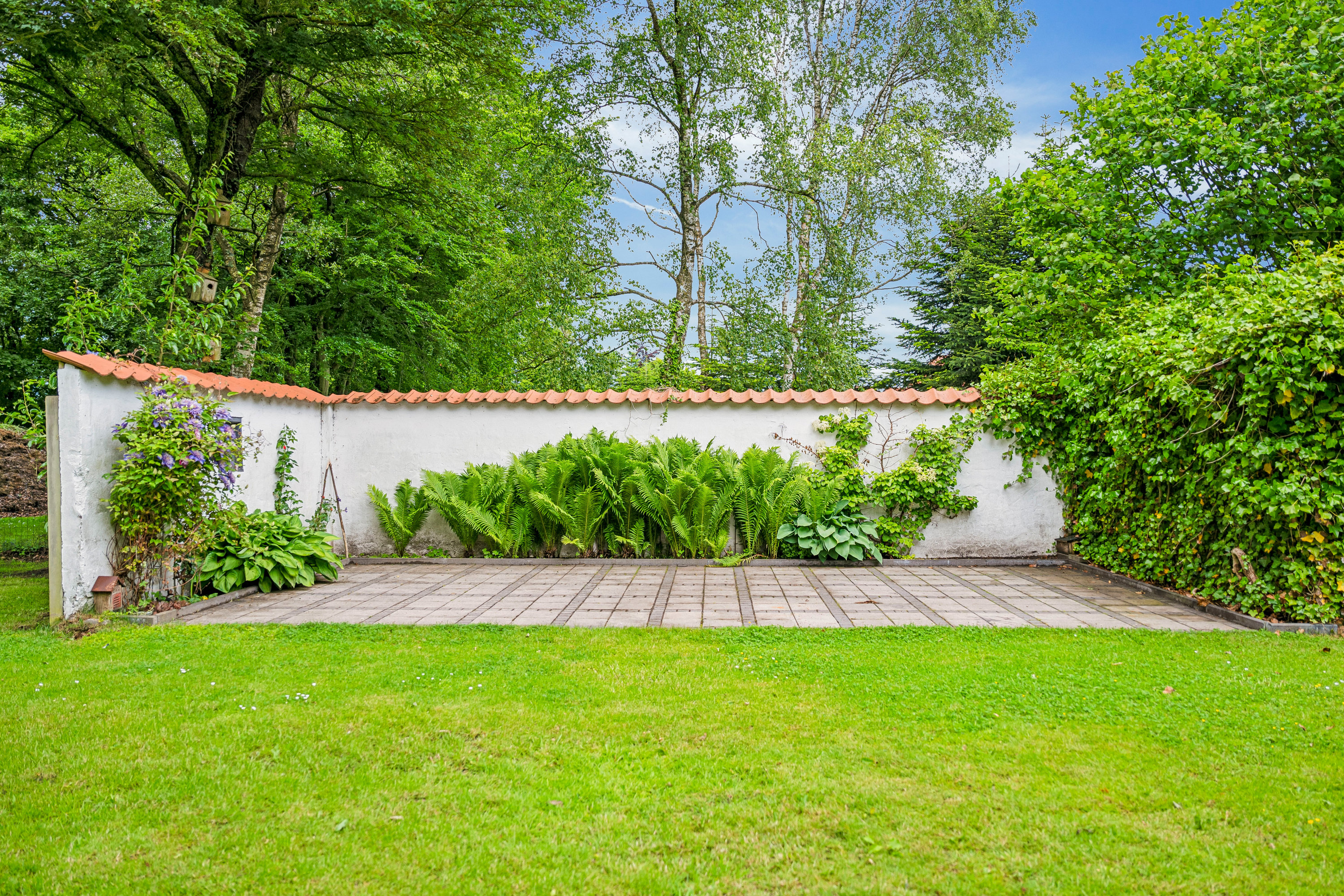 Fremhævet terrasse billede i fuldskærmstilstand. Billede af Houtvedvej 29, Oue, 9500 Hobro