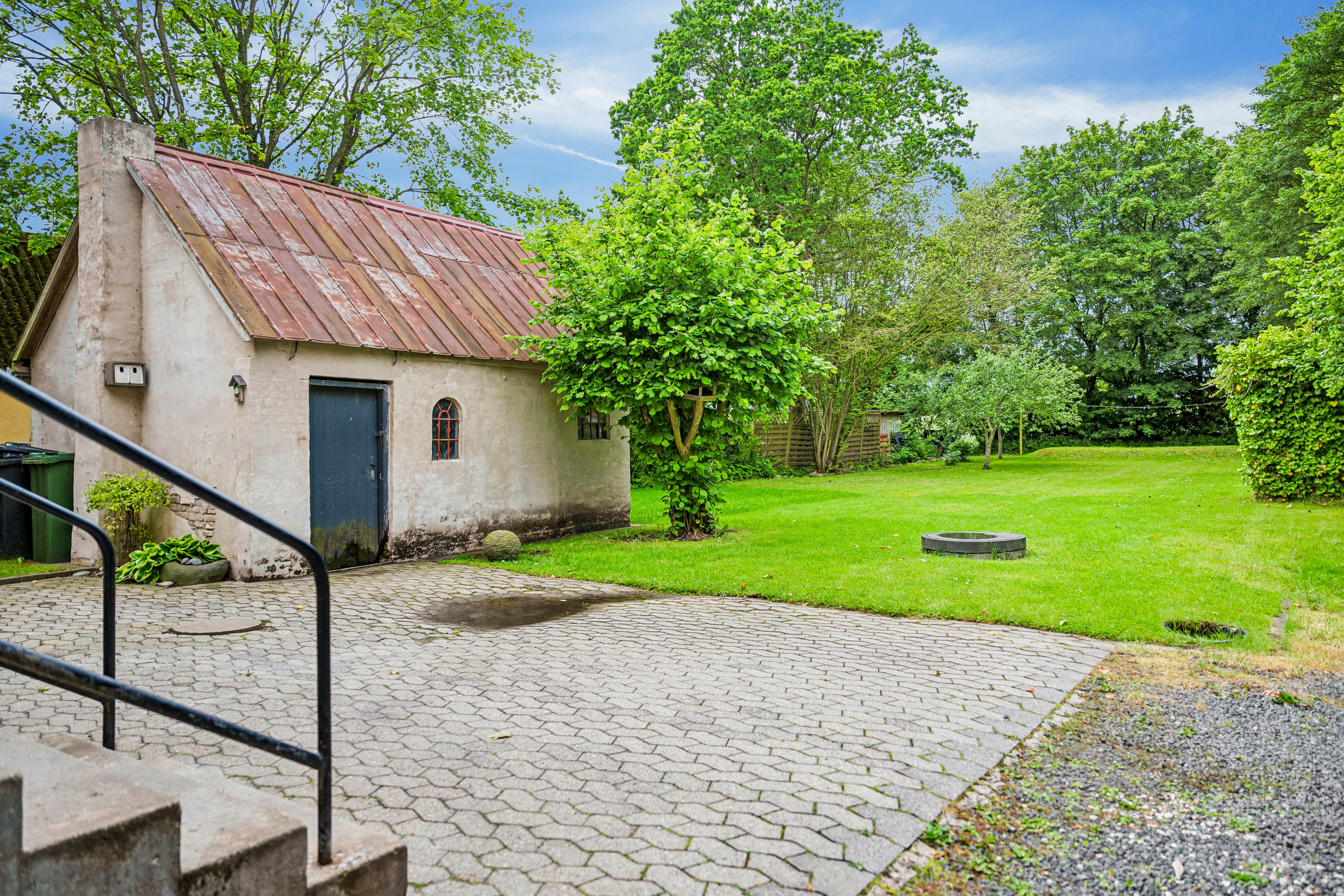 Fremhævet terrasse billede i fuldskærmstilstand. Billede af Houtvedvej 29, Oue, 9500 Hobro