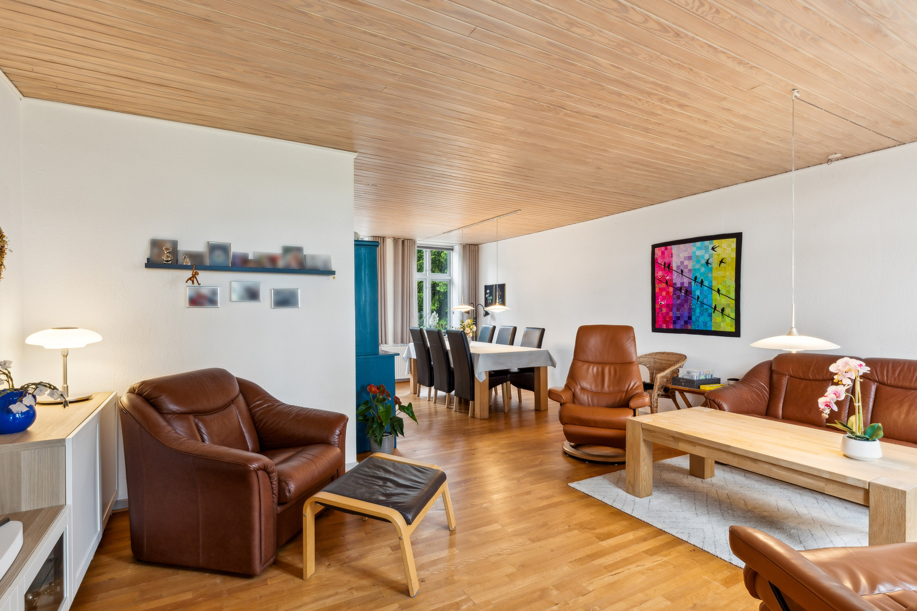 Fremhævet stue billede i fuldskærmstilstand. Billede af Fjelby 12, Skovby, 6470 Sydals