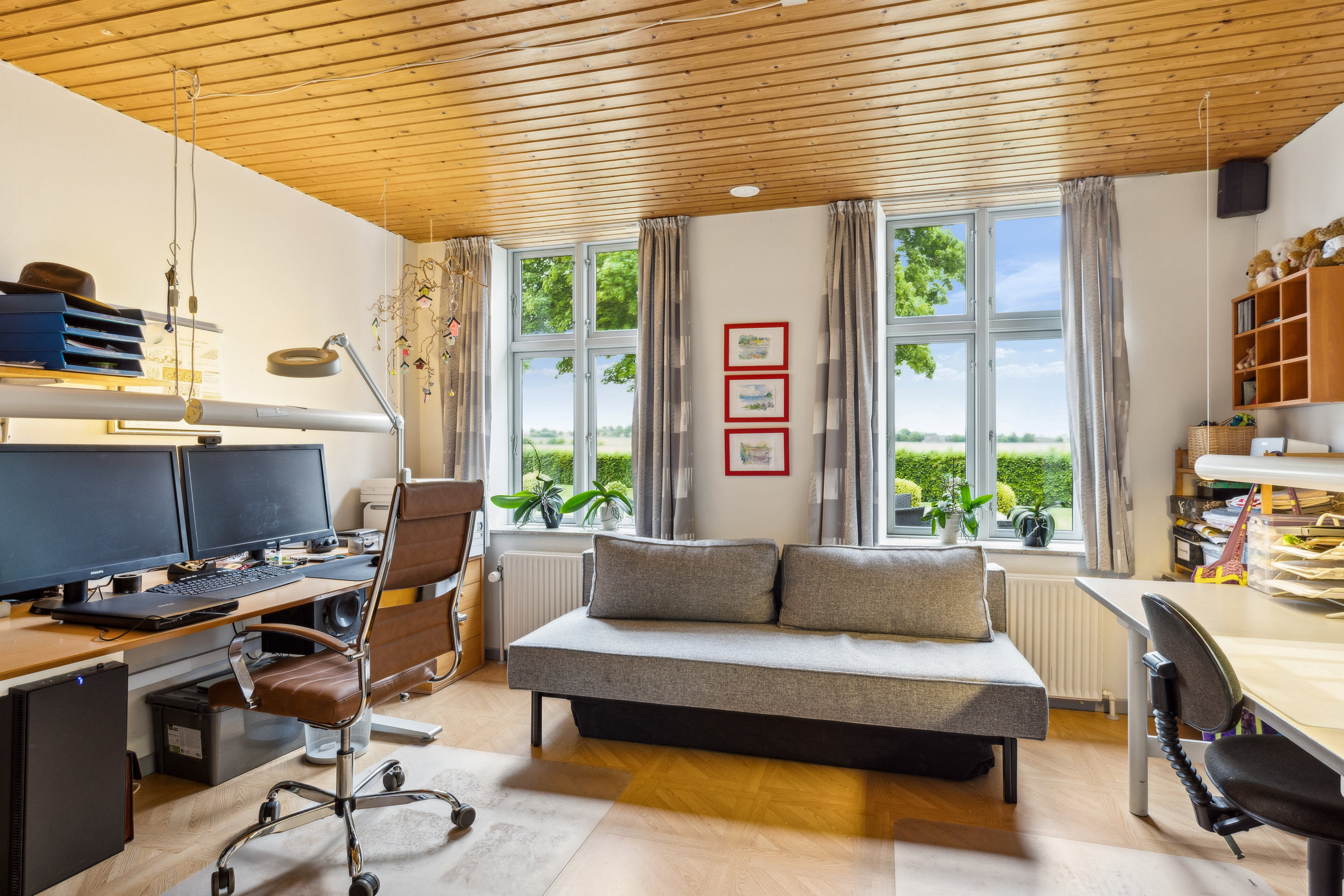 Fremhævet stue billede i fuldskærmstilstand. Billede af Fjelby 12, Skovby, 6470 Sydals