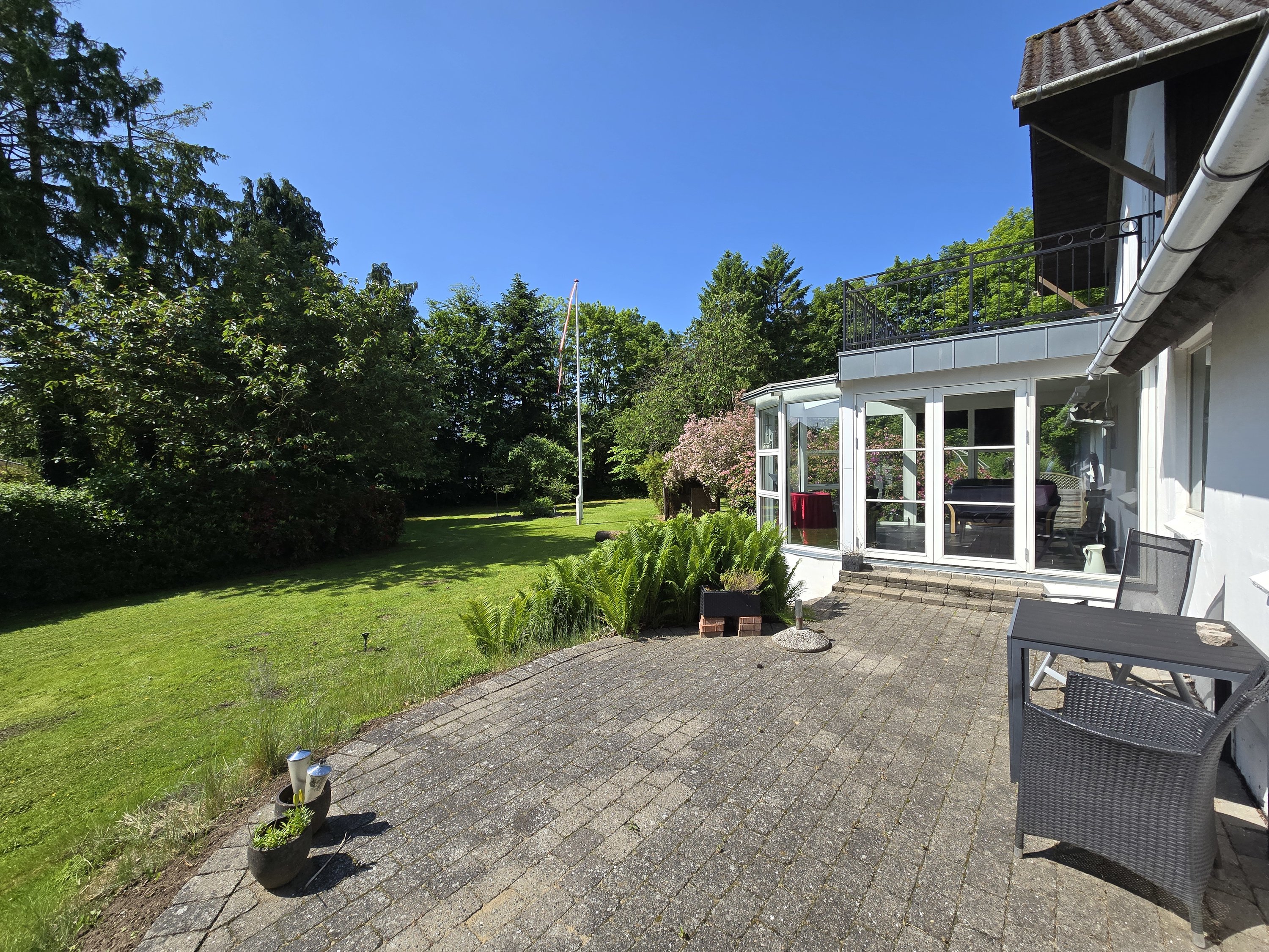 Fremhævet terrasse billede i fuldskærmstilstand. Billede af Tingskoven 2, 8310 Tranbjerg J