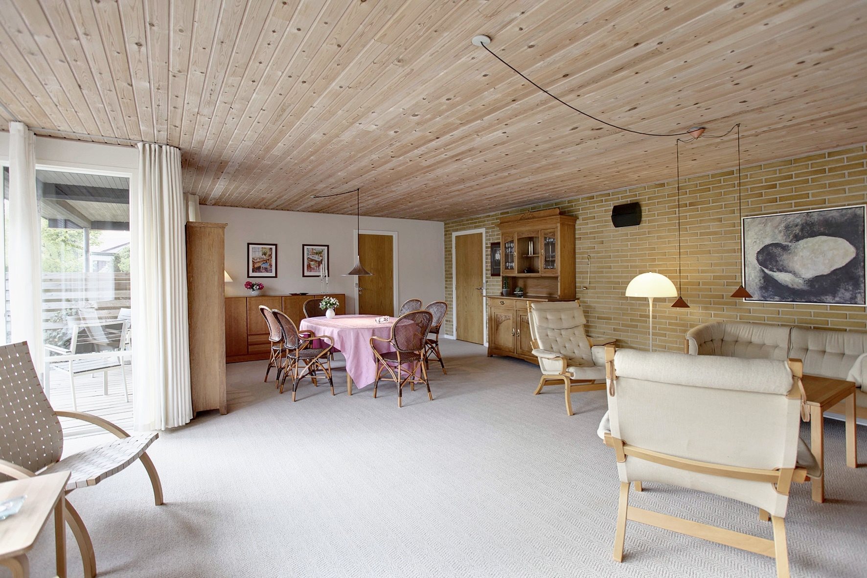 Fremhævet stue billede i fuldskærmstilstand. Billede af Falkevej 18, Heldum, 7620 Lemvig