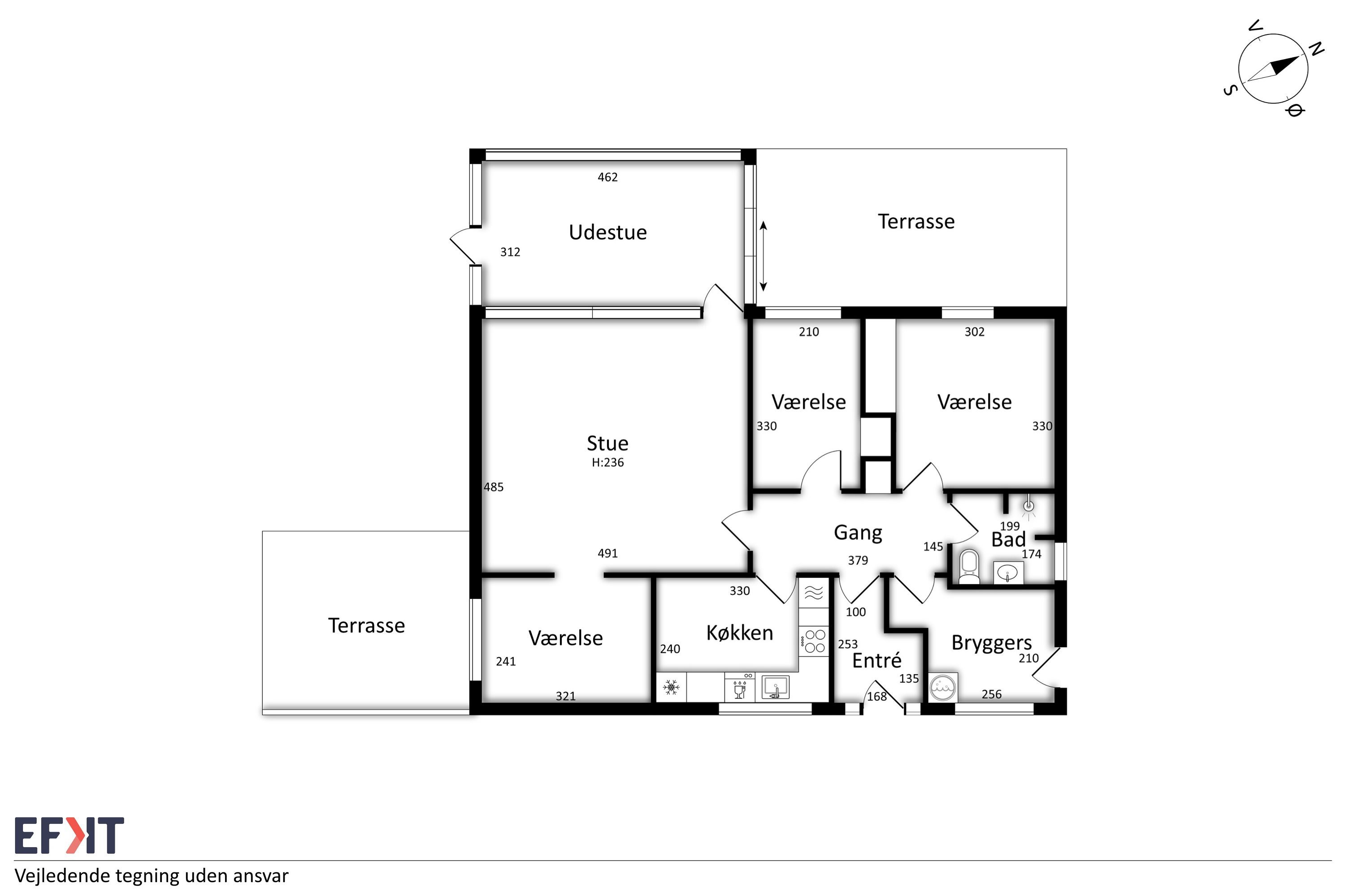 Plantegninger billede af Poppelvej 23, Randers By, 8930 Randers NØ