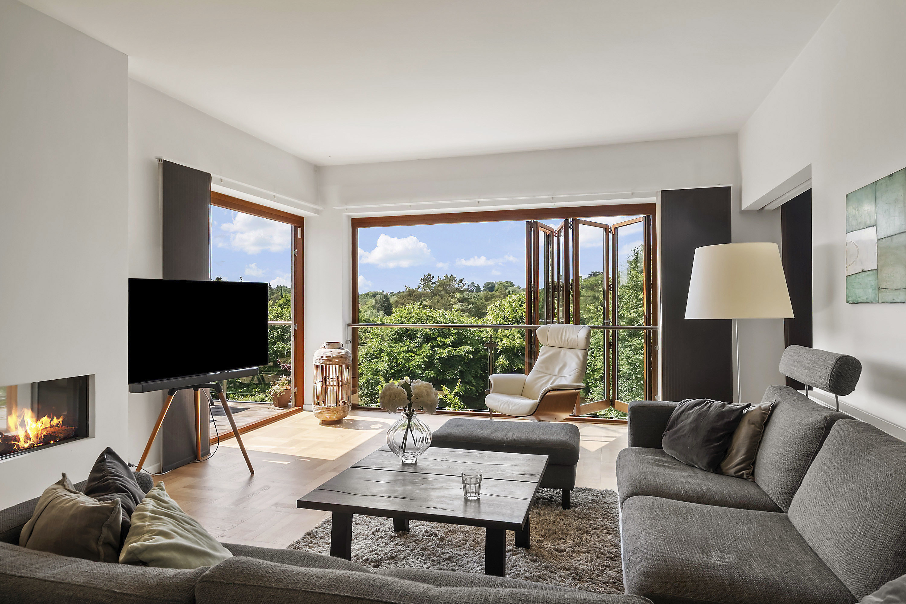 Fremhævet stue billede i fuldskærmstilstand. Billede af Skovvej 61, 2820 Gentofte