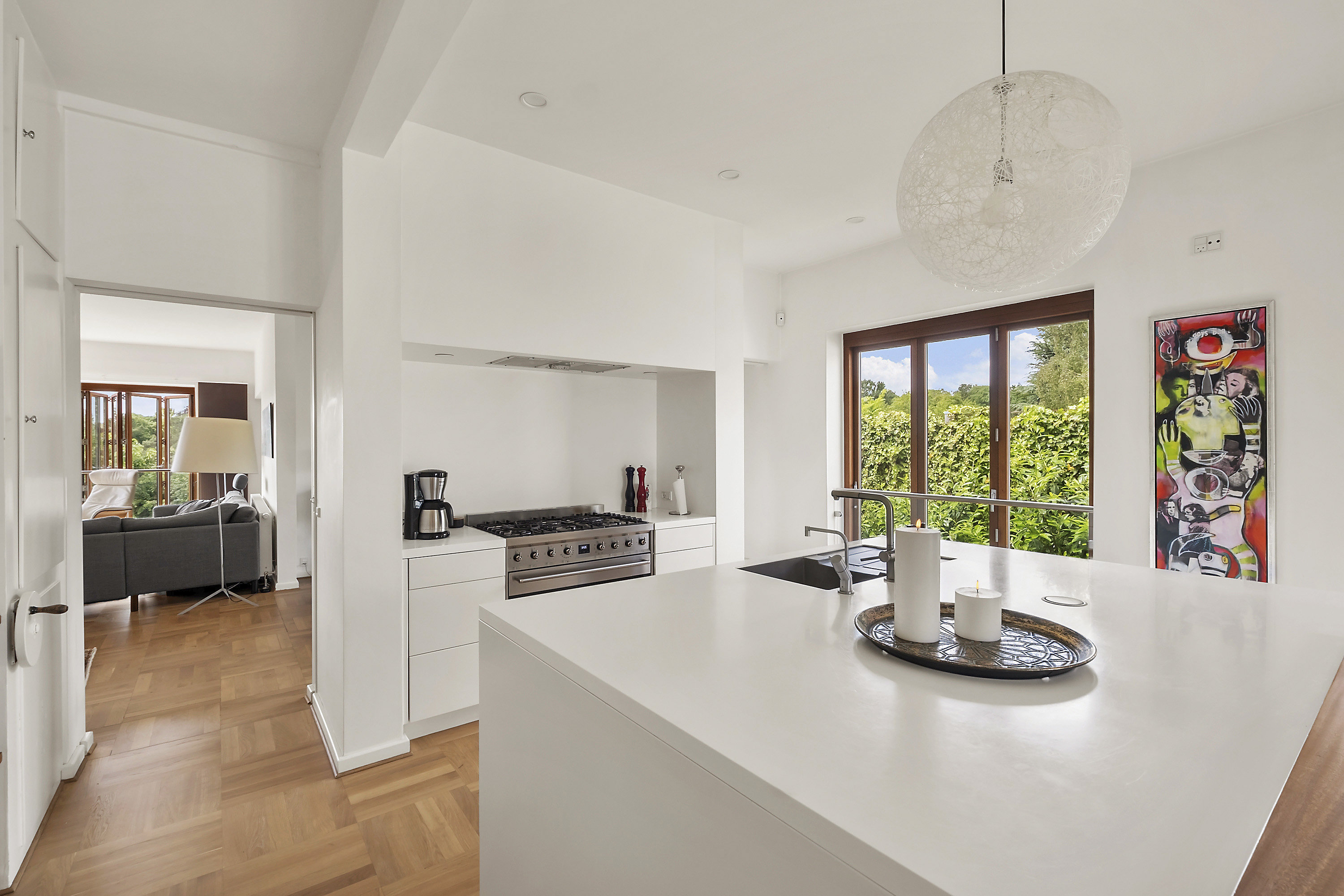 Fremhævet køkken billede i fuldskærmstilstand. Billede af Skovvej 61, 2820 Gentofte