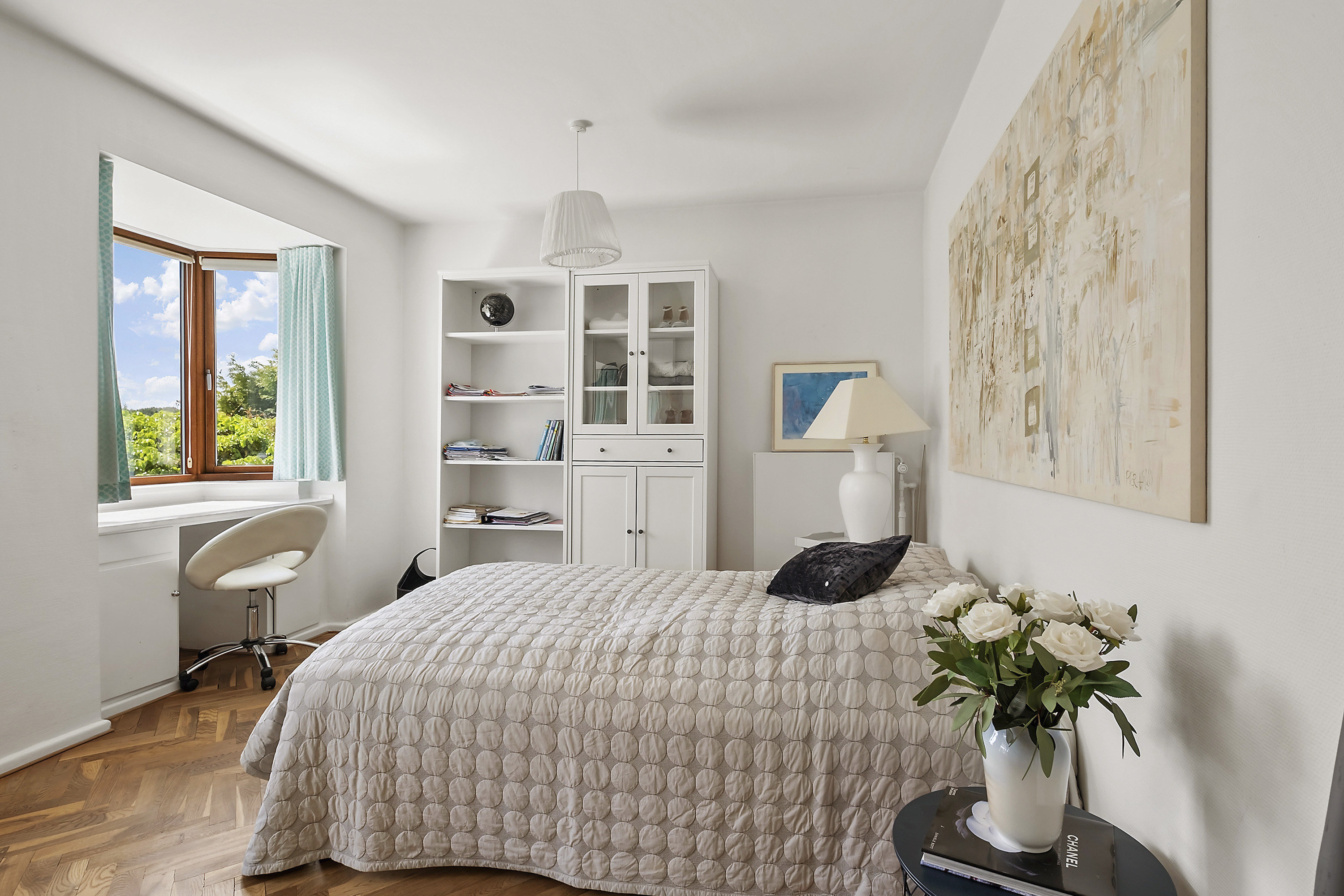 Fremhævet soveværelse billede i fuldskærmstilstand. Billede af Skovvej 61, 2820 Gentofte