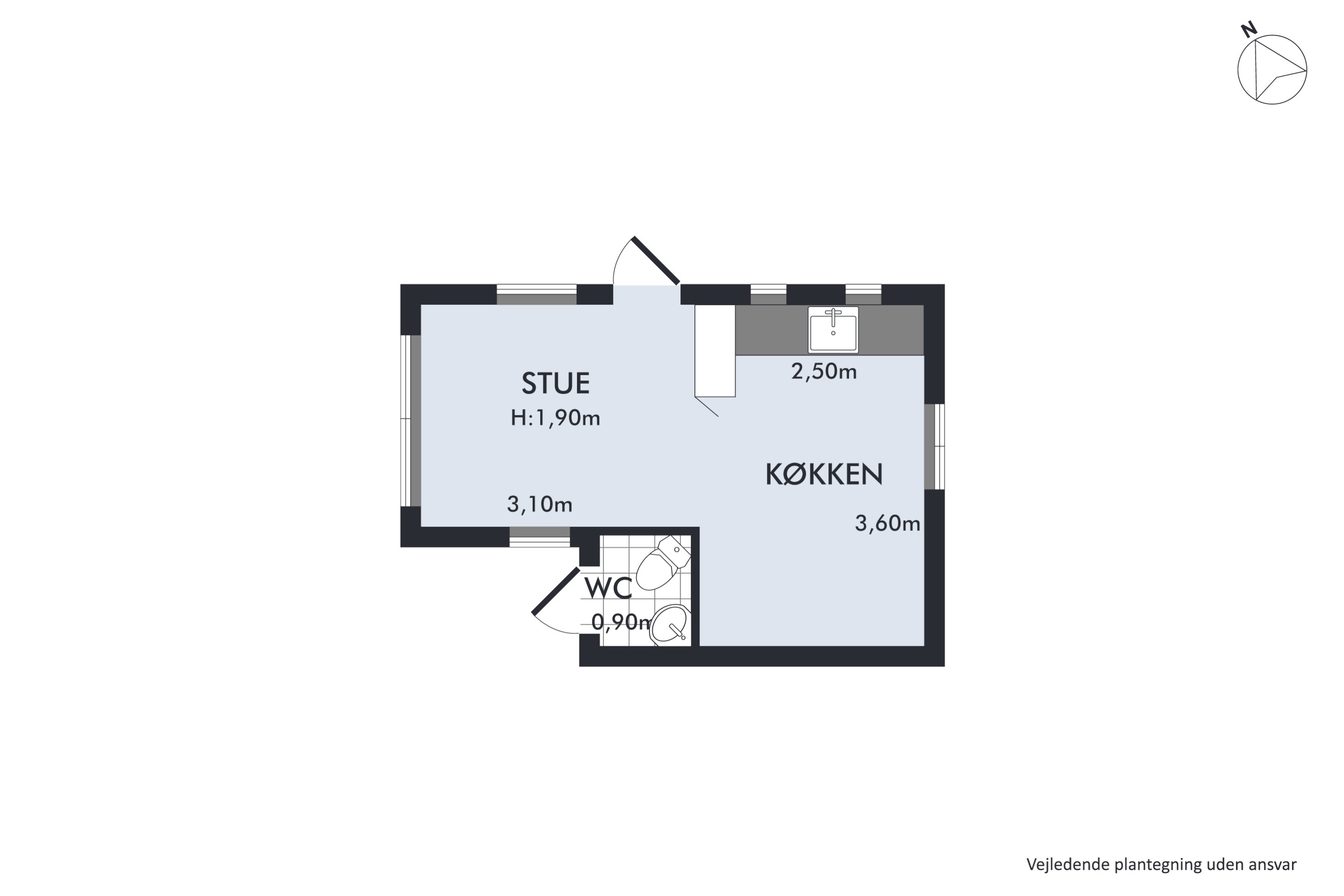 Plantegninger billede af Strandvejen 43, Tornby, 9850 Hirtshals