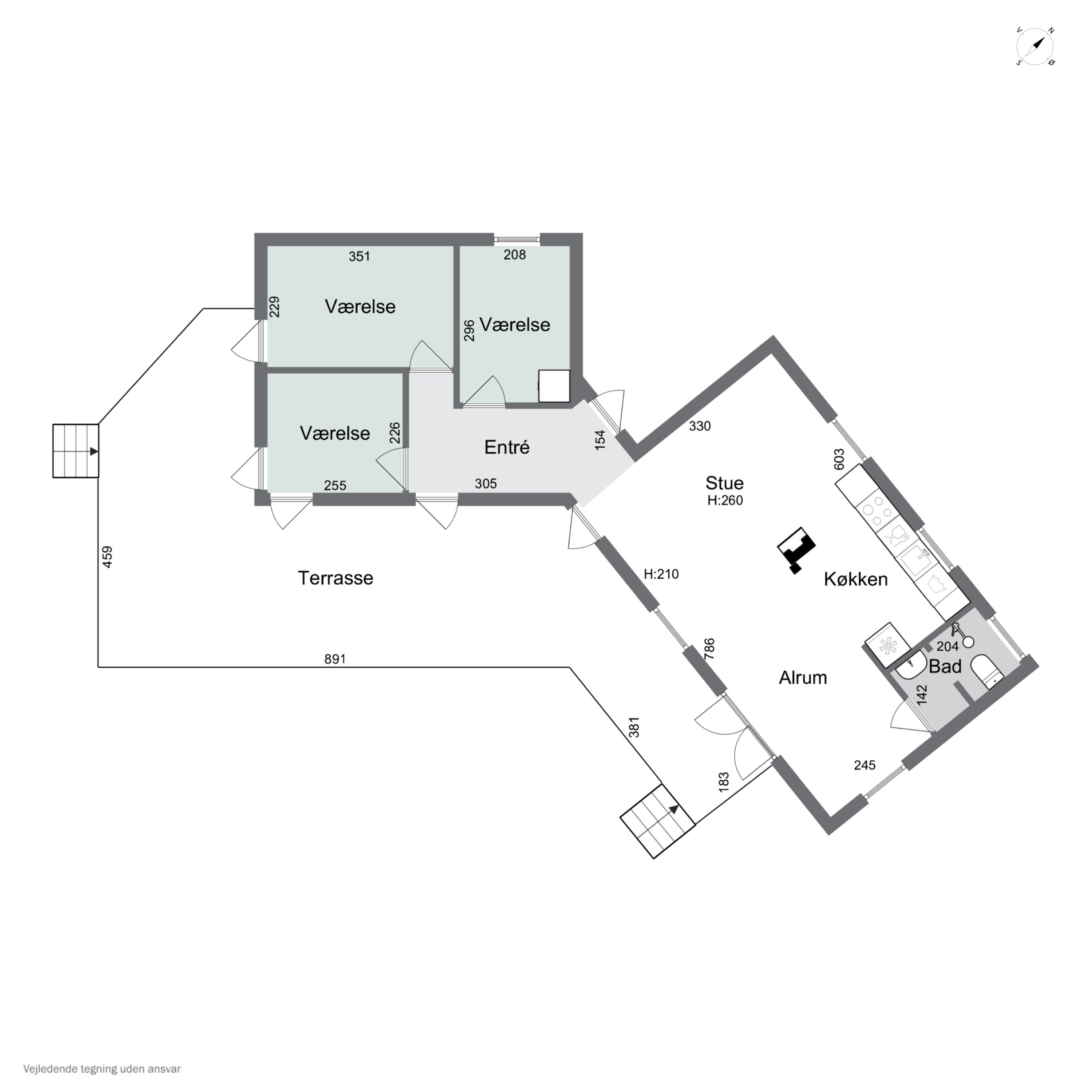 Plantegninger billede af Mosesvinget 12, Nyrup, 4500 Nykøbing Sj