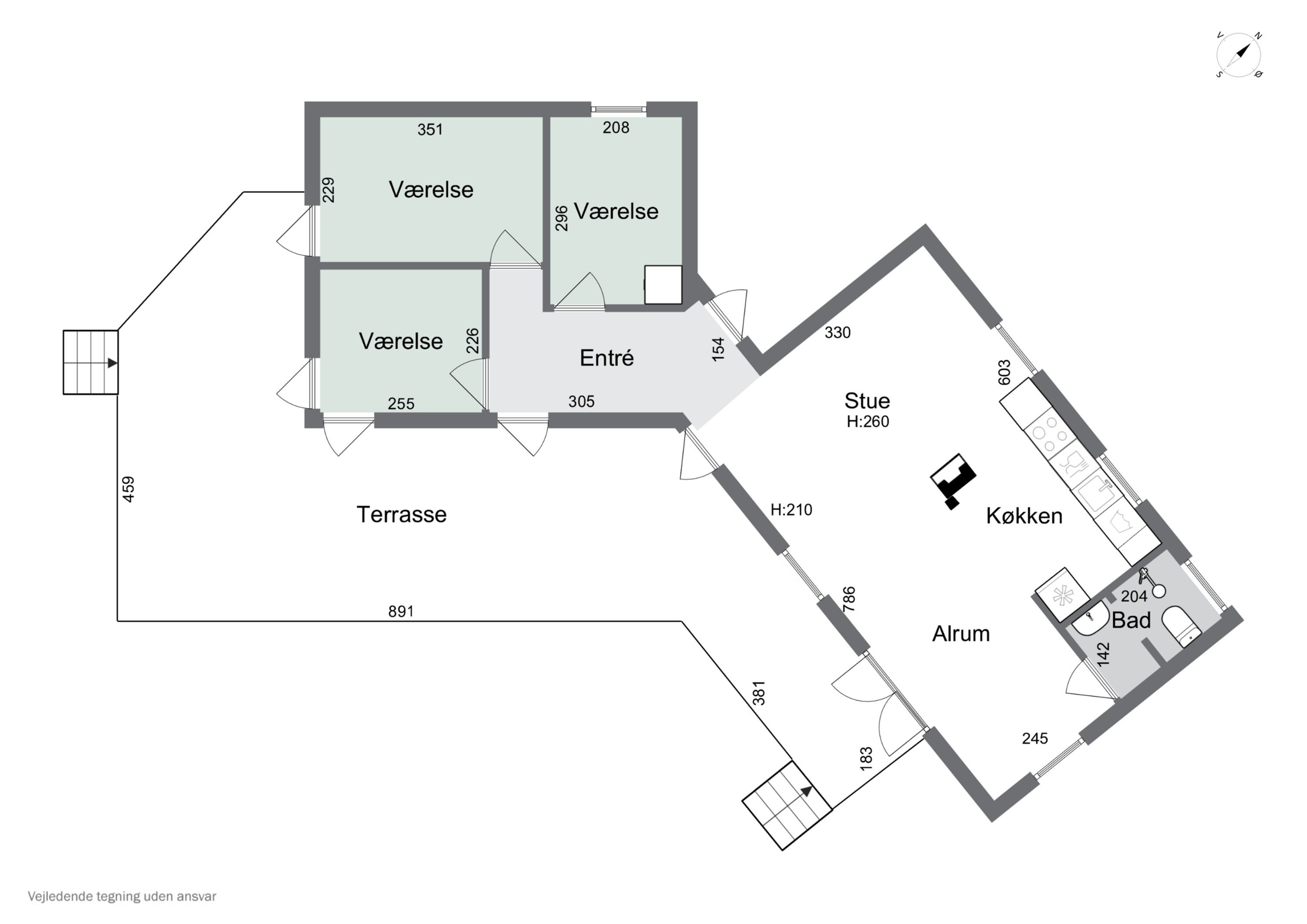 Plantegninger billede af Mosesvinget 12, Nyrup, 4500 Nykøbing Sj