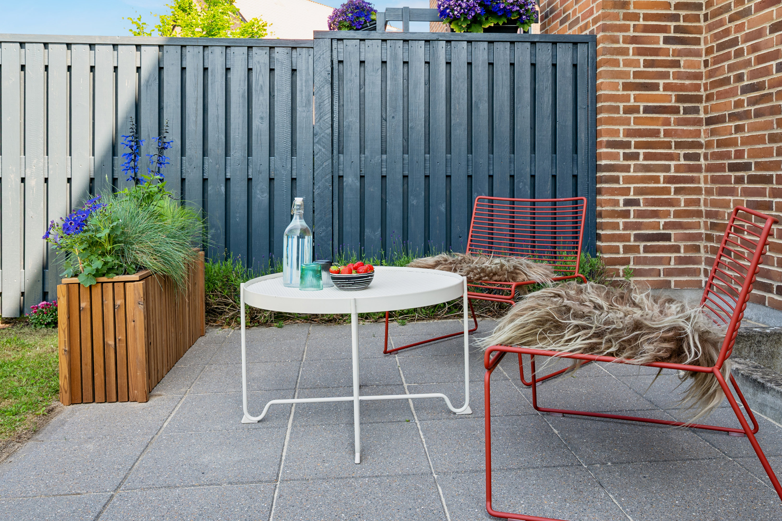 Fremhævet terrasse billede i fuldskærmstilstand. Billede af Tretommervej 58, 8240 Risskov