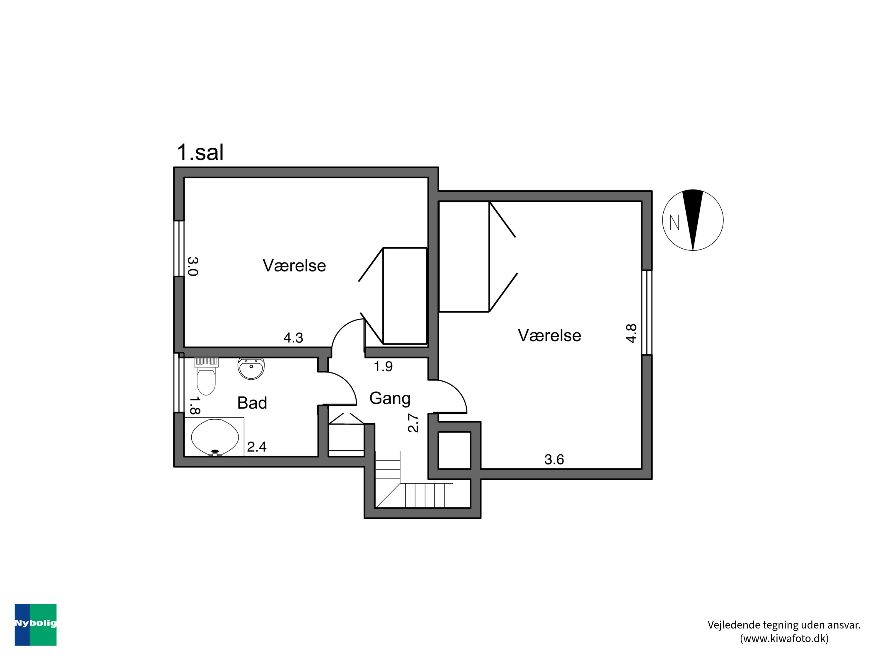 Plantegninger billede af Leonora Christinas Vej 15, 4930 Maribo
