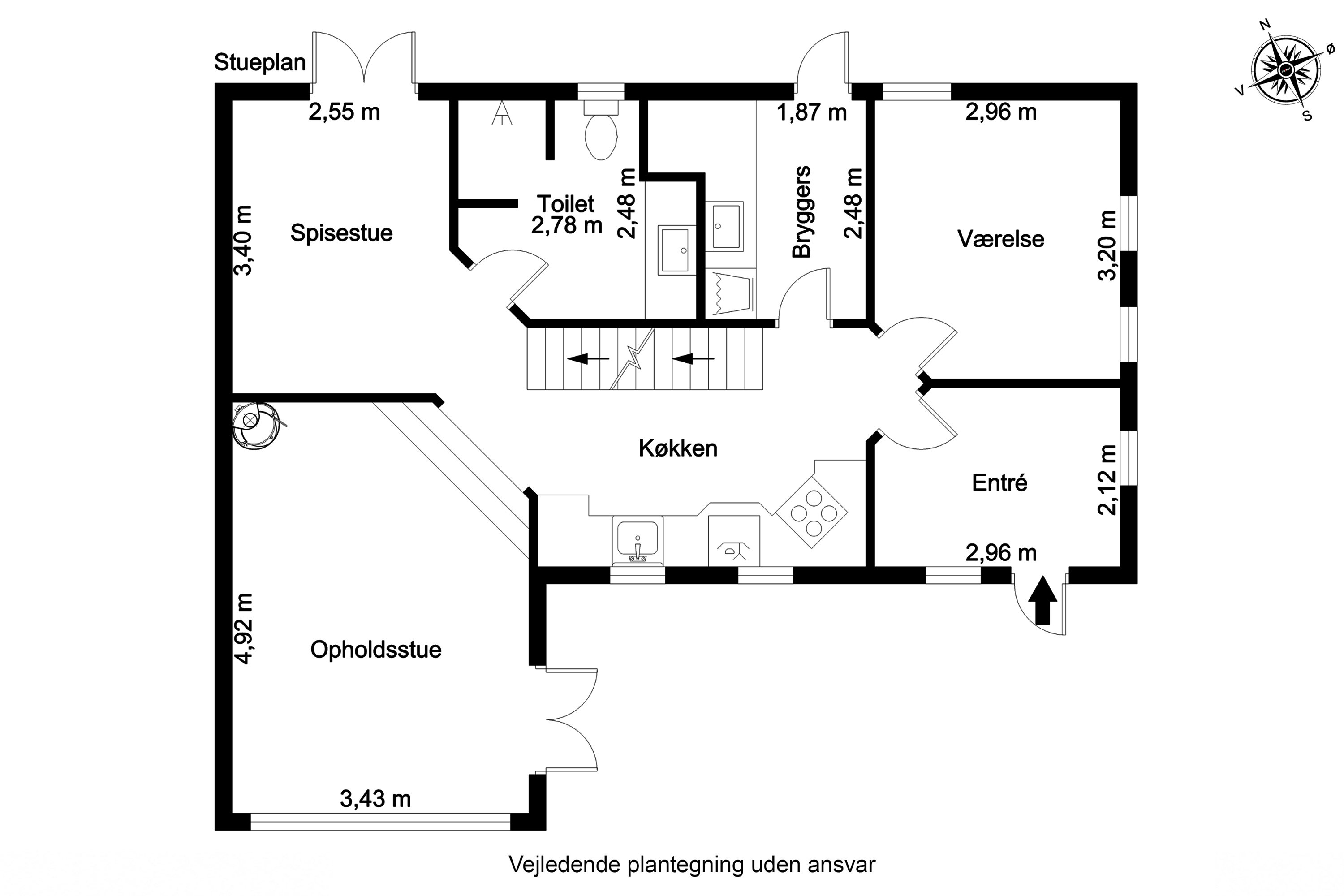 Plantegninger billede af Henningsensvej 15, Hasmark Strand, 5450 Otterup