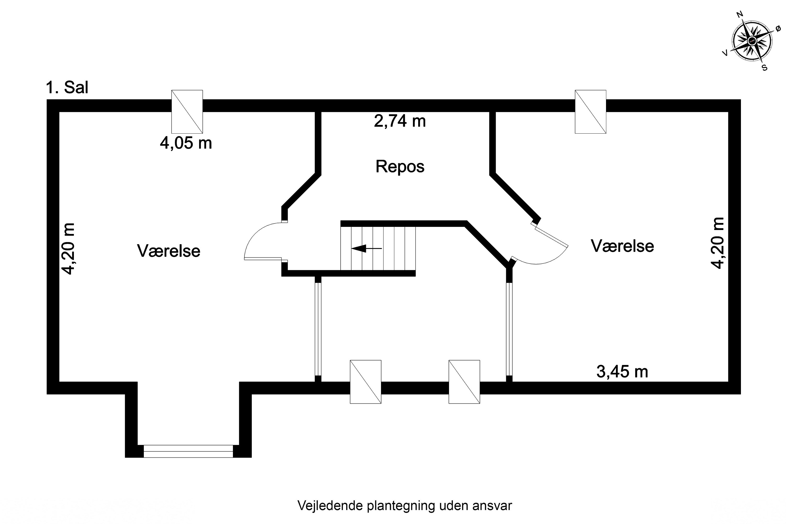 Plantegninger billede af Henningsensvej 15, Hasmark Strand, 5450 Otterup