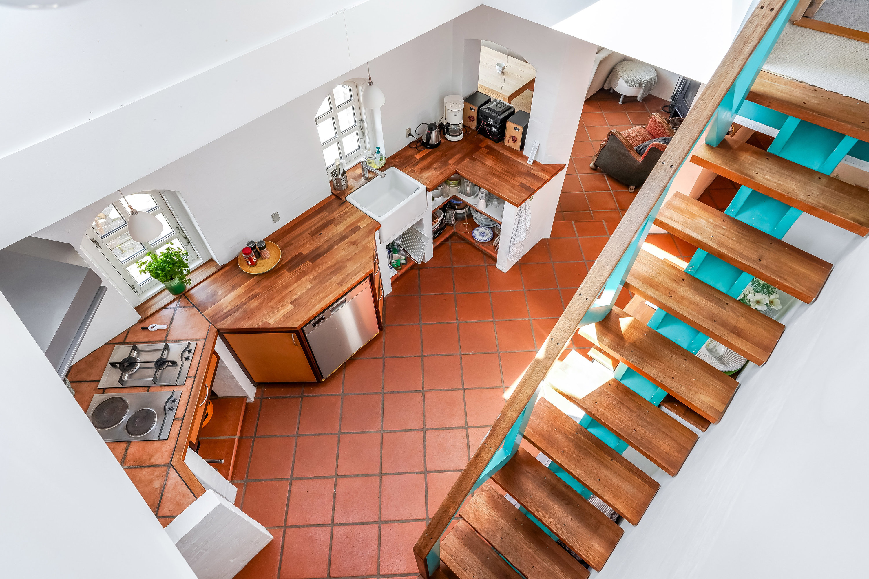 Fremhævet køkken billede i fuldskærmstilstand. Billede af Henningsensvej 15, Hasmark Strand, 5450 Otterup