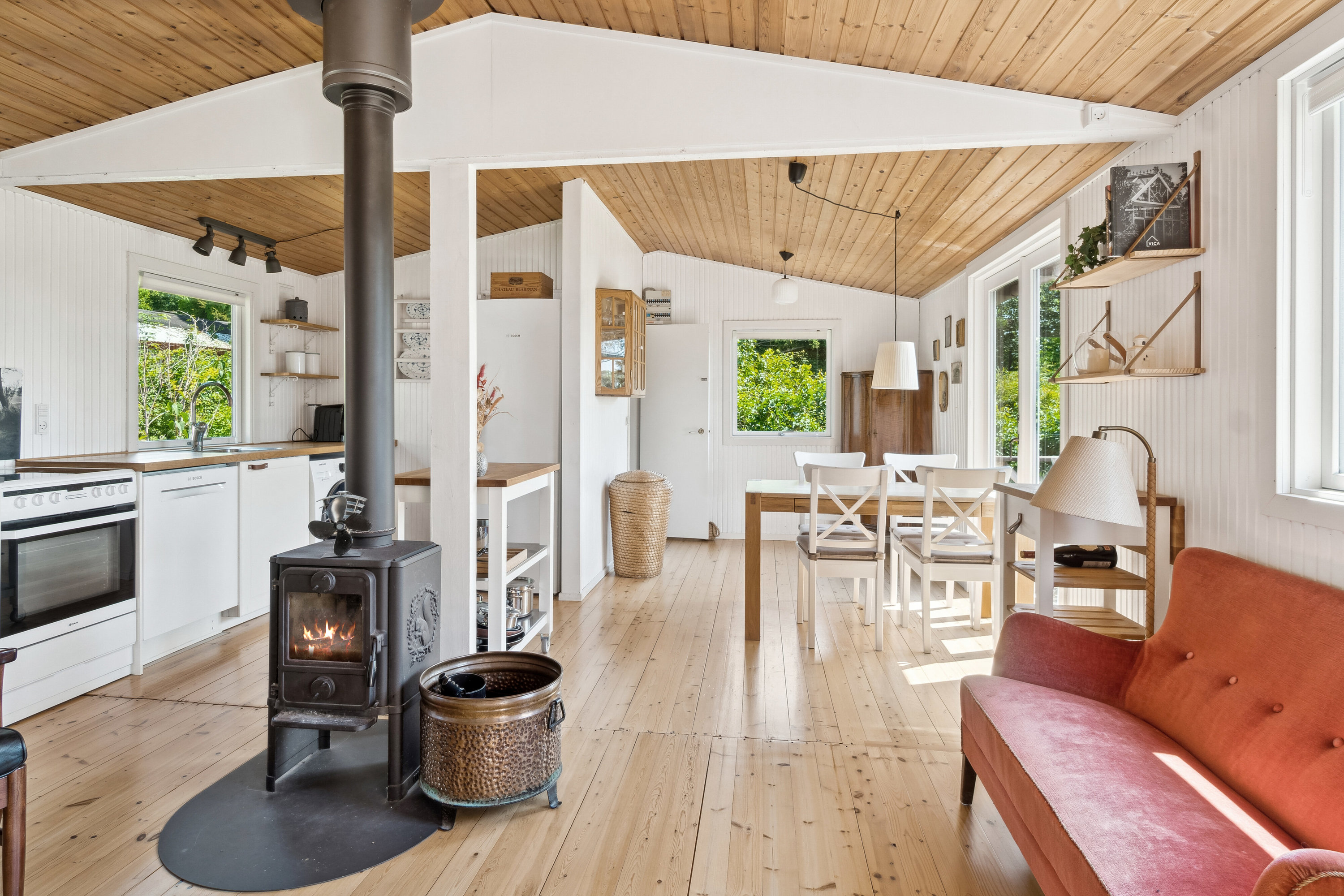 Fremhævet stue billede i fuldskærmstilstand. Billede af Mosesvinget 12, Nyrup, 4500 Nykøbing Sj