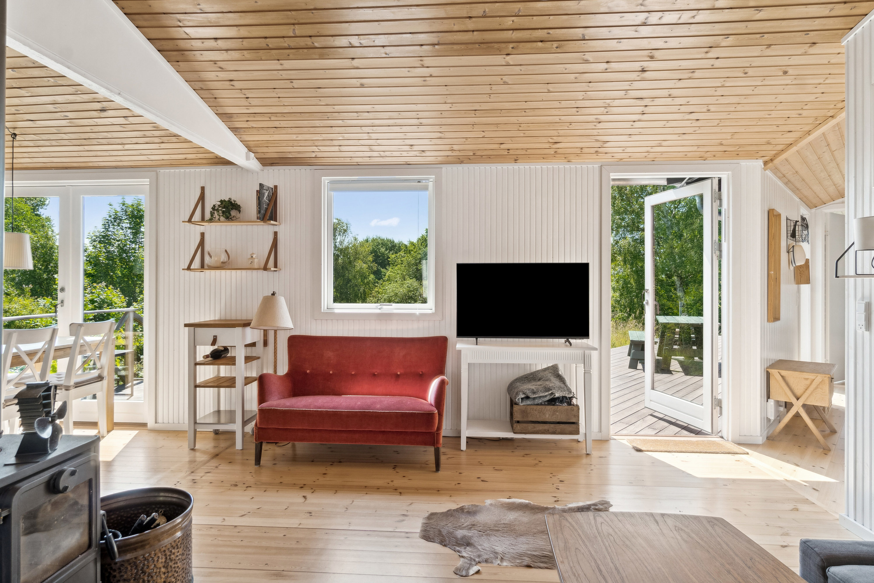 Fremhævet stue billede i fuldskærmstilstand. Billede af Mosesvinget 12, Nyrup, 4500 Nykøbing Sj