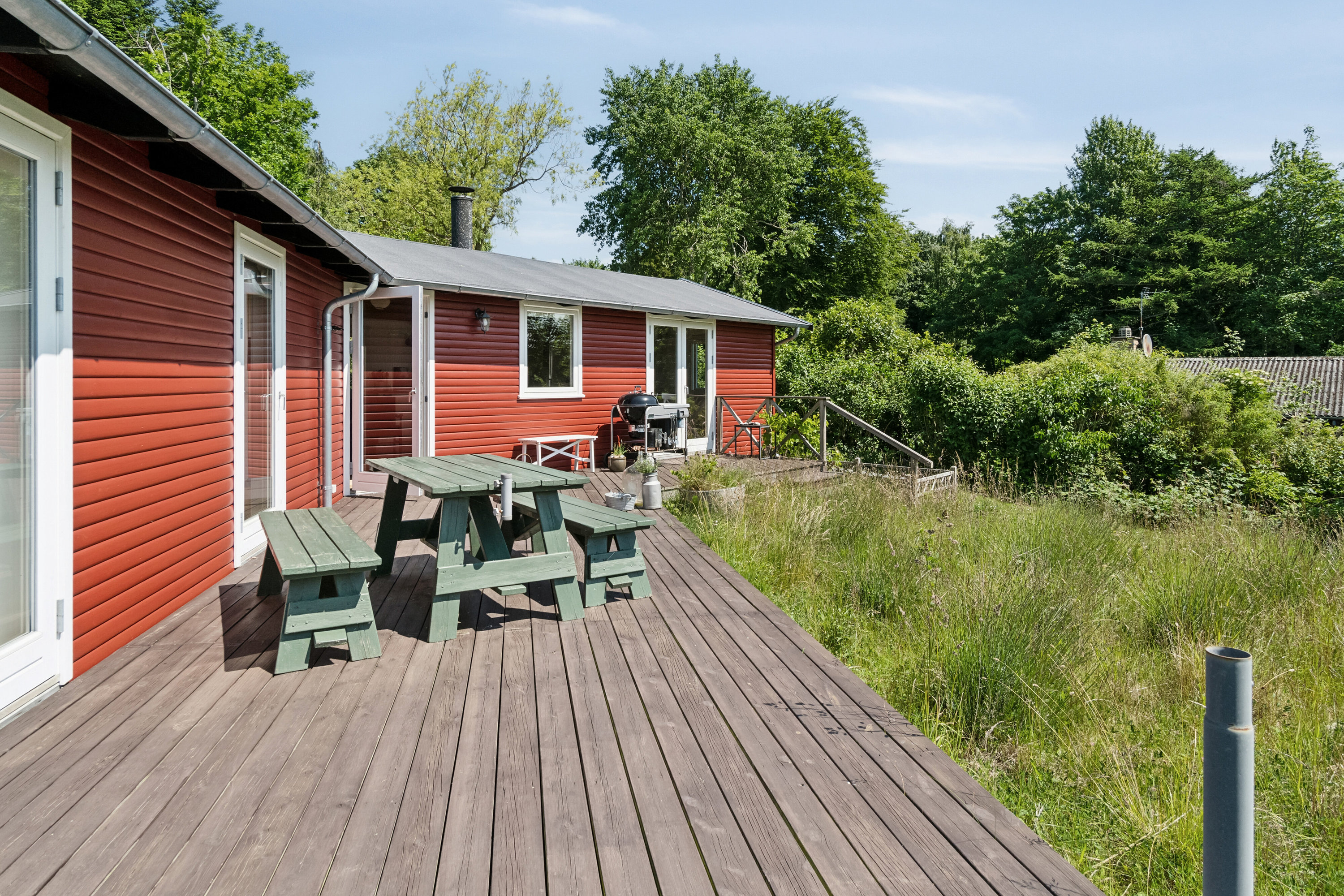 Fremhævet terrasse billede i fuldskærmstilstand. Billede af Mosesvinget 12, Nyrup, 4500 Nykøbing Sj