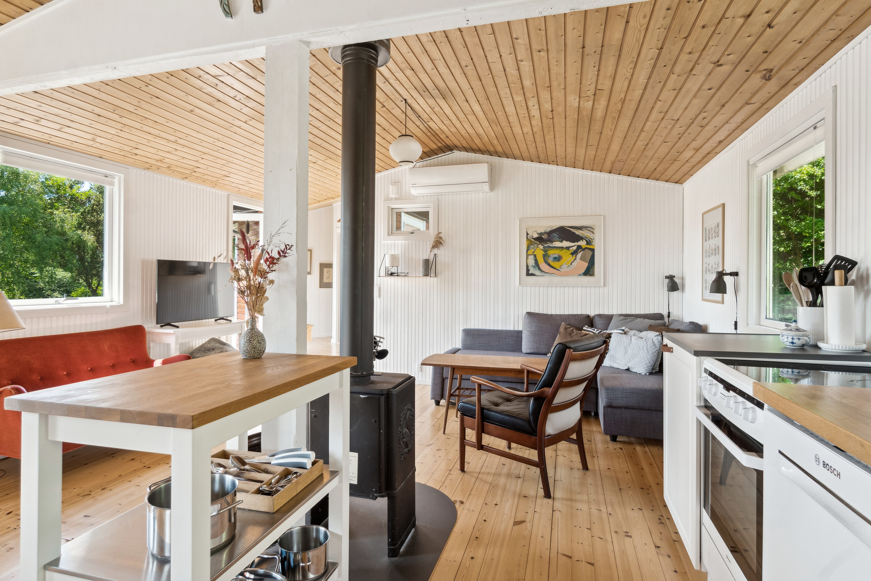 Fremhævet køkken billede i fuldskærmstilstand. Billede af Mosesvinget 12, Nyrup, 4500 Nykøbing Sj