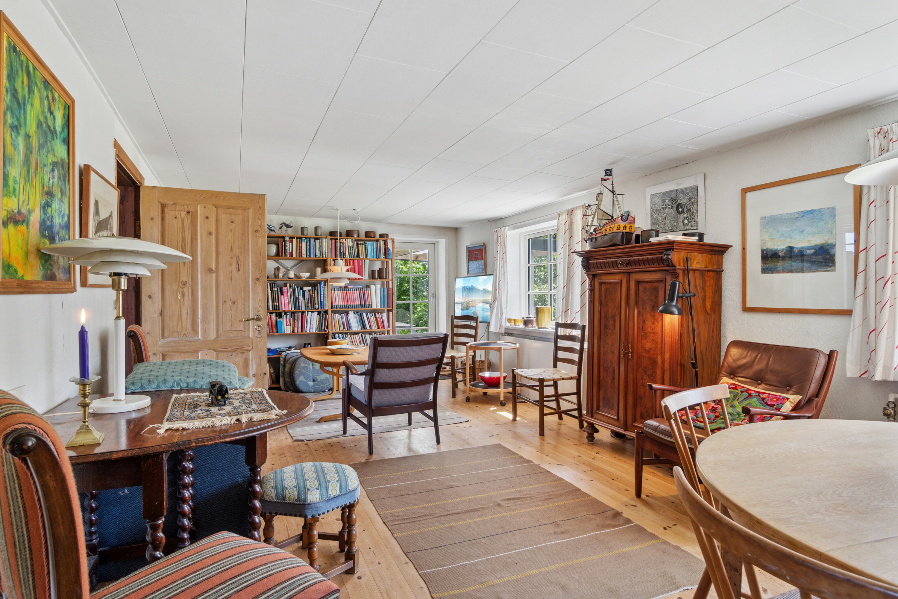 Fremhævet stue billede i fuldskærmstilstand. Billede af Ydbyvej 6, 7770 Vestervig