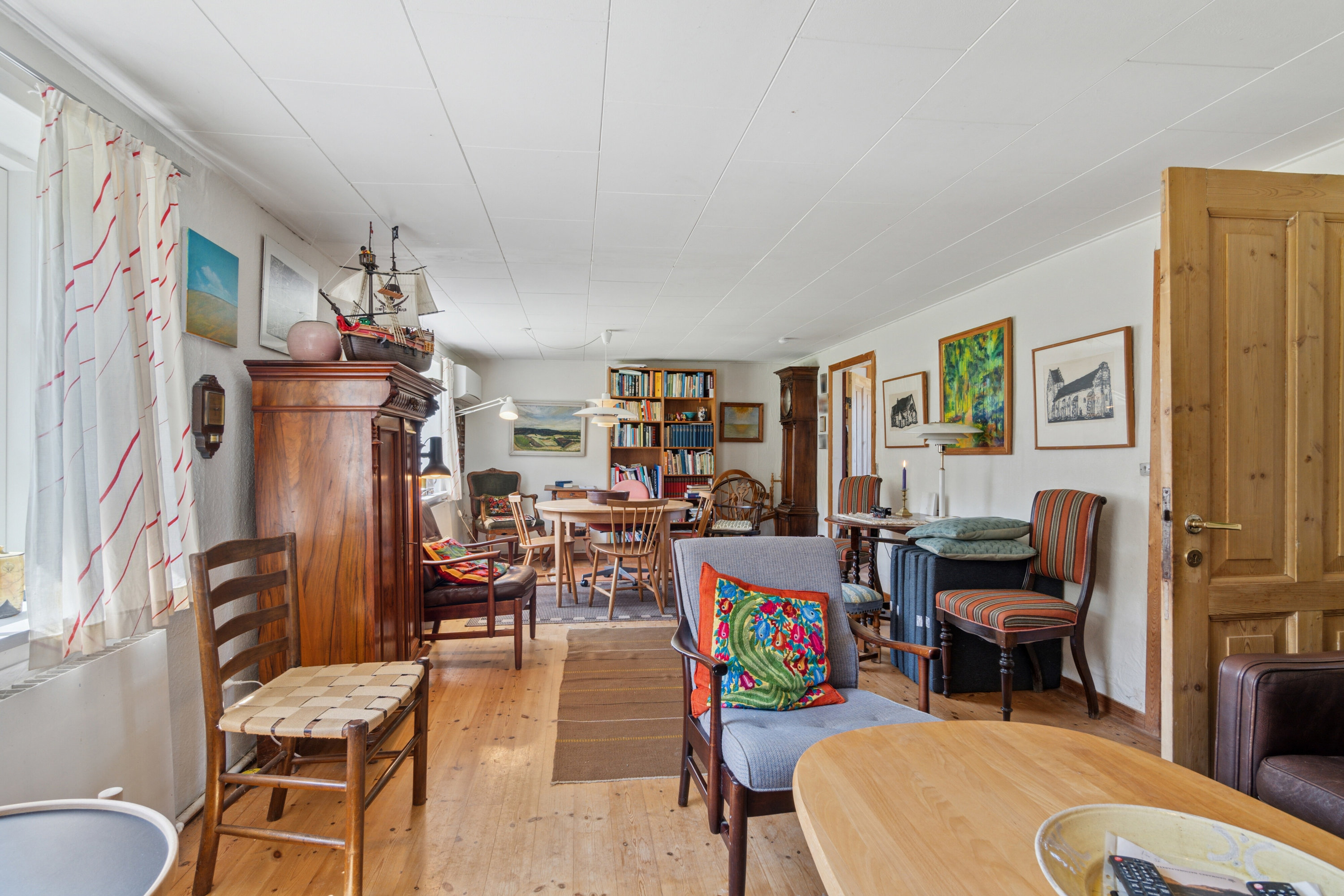 Fremhævet stue billede i fuldskærmstilstand. Billede af Ydbyvej 6, 7770 Vestervig