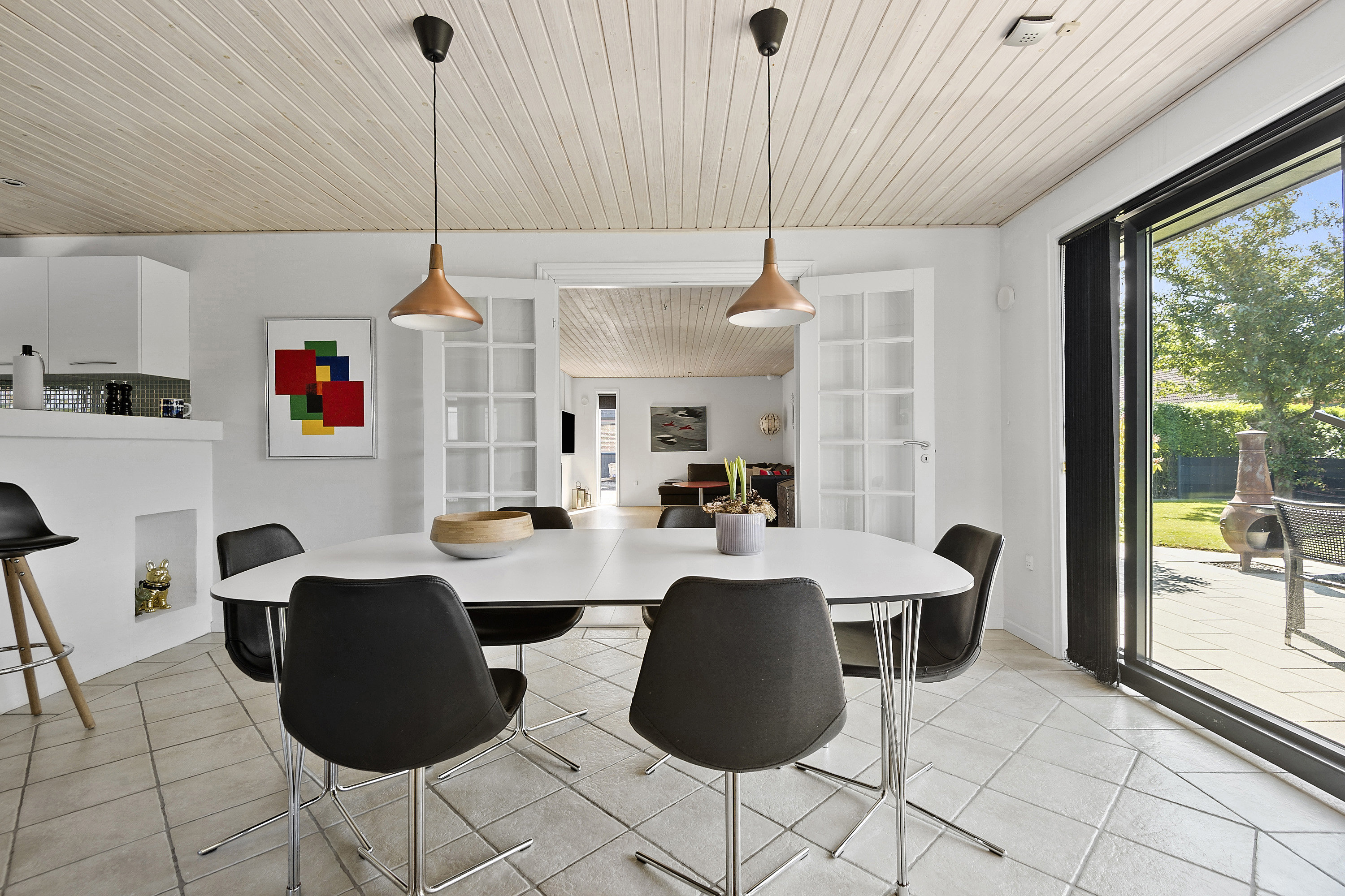 Fremhævet spisestue billede i fuldskærmstilstand. Billede af Marken 8, Tarp, 6715 Esbjerg N