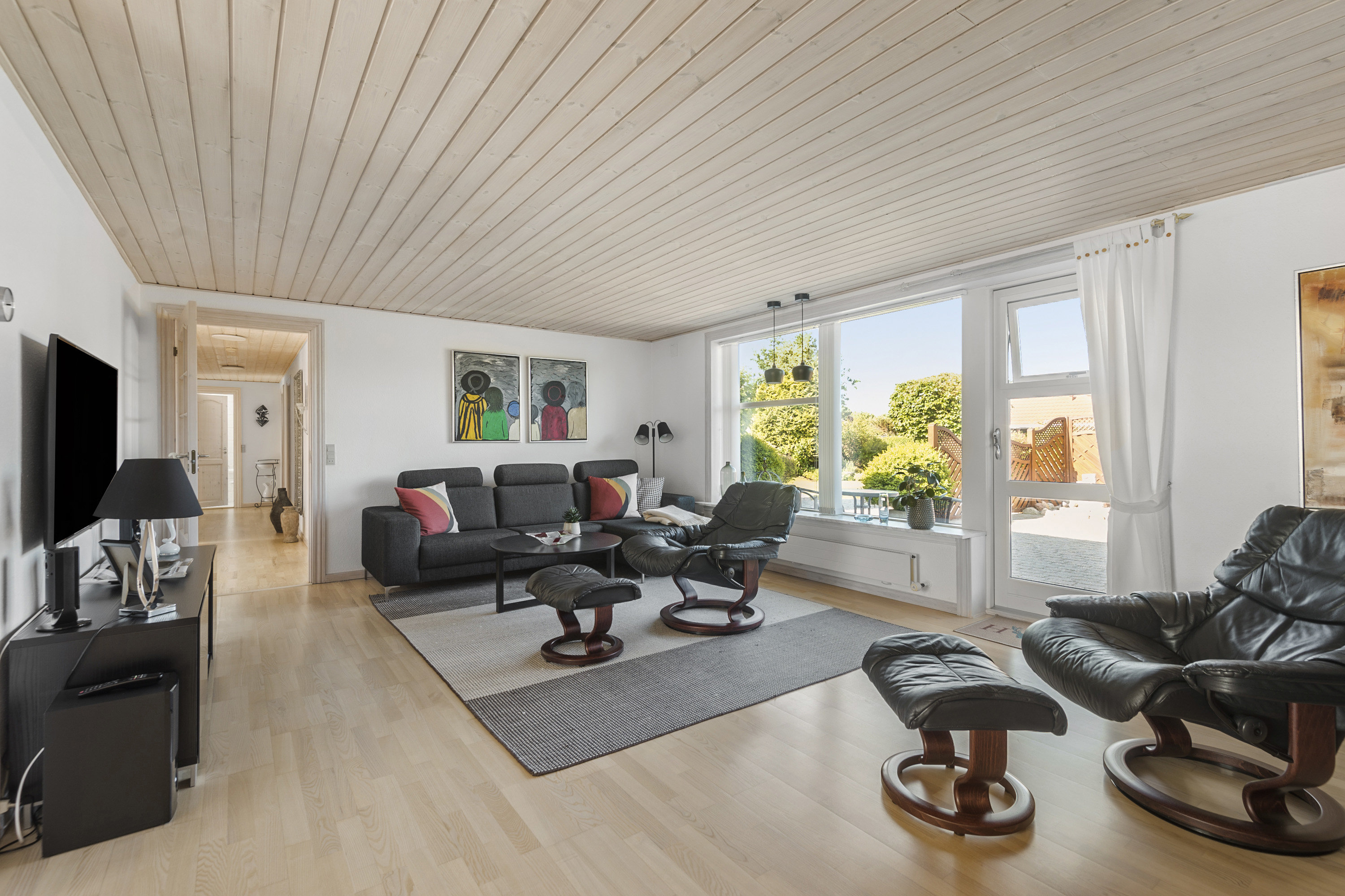 Fremhævet stue billede i fuldskærmstilstand. Billede af Mosevangen 36, 6710 Esbjerg V