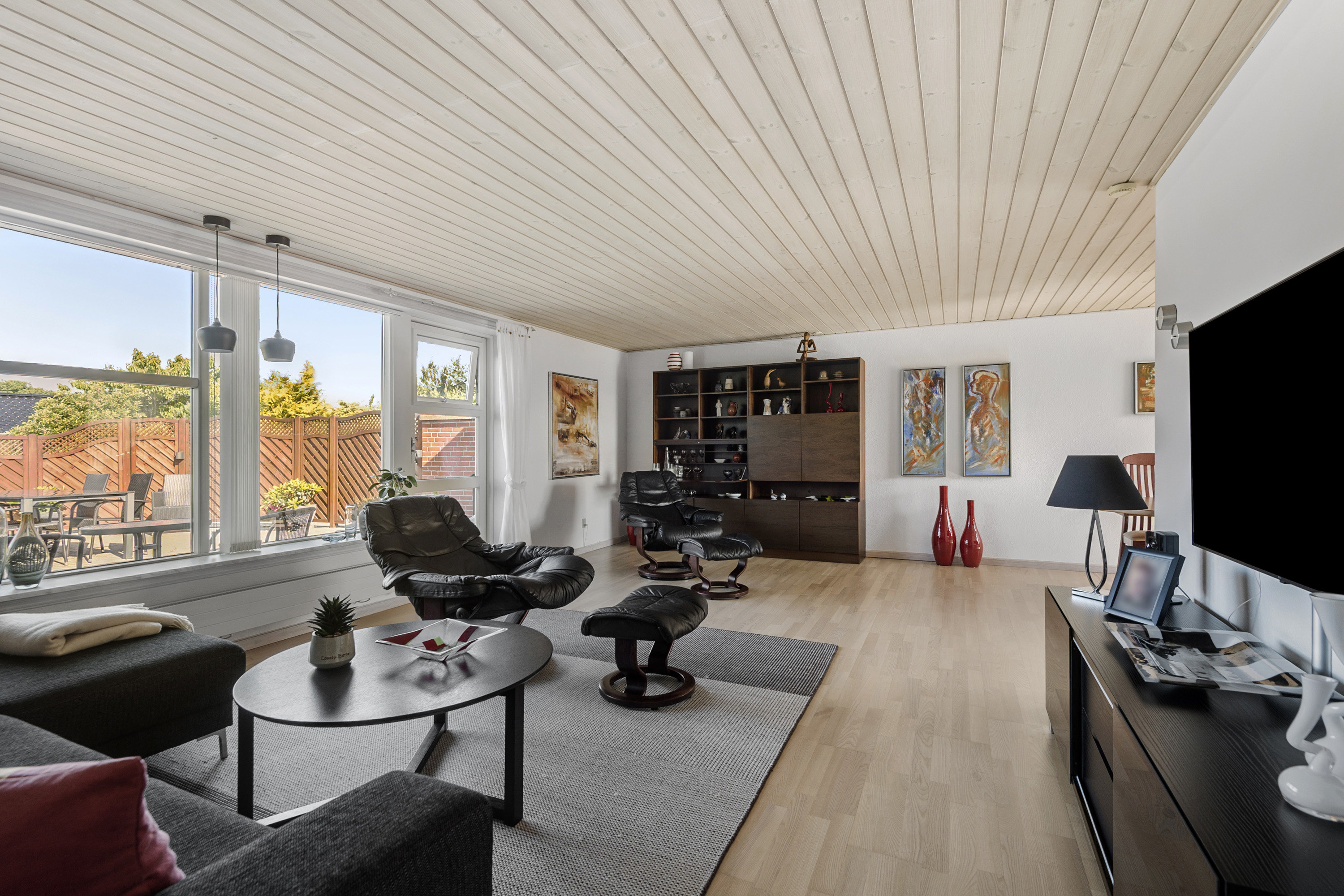 Fremhævet stue billede i fuldskærmstilstand. Billede af Mosevangen 36, 6710 Esbjerg V