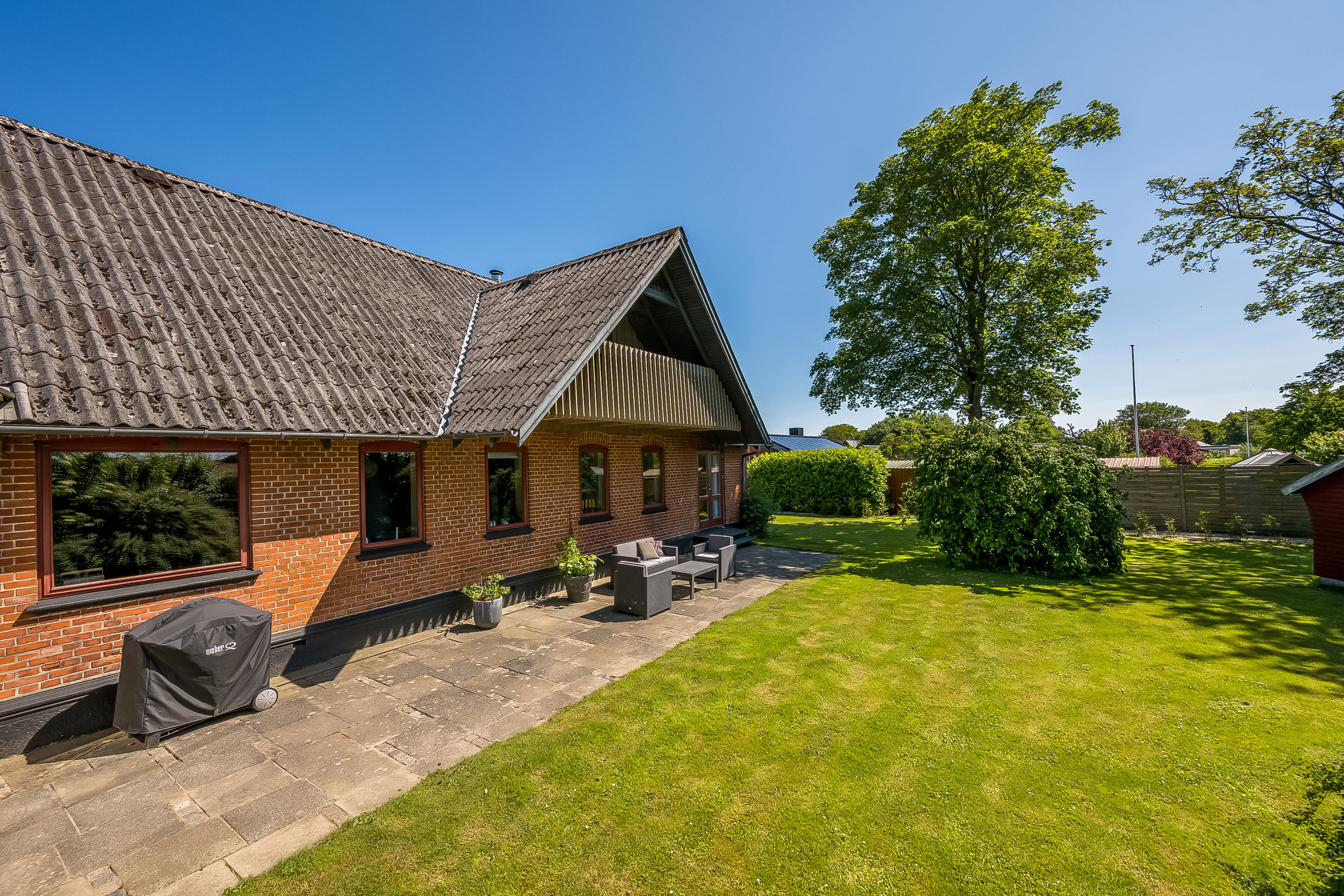 Fremhævet andet billede i fuldskærmstilstand. Billede af Bygmarken 5, 6971 Spjald