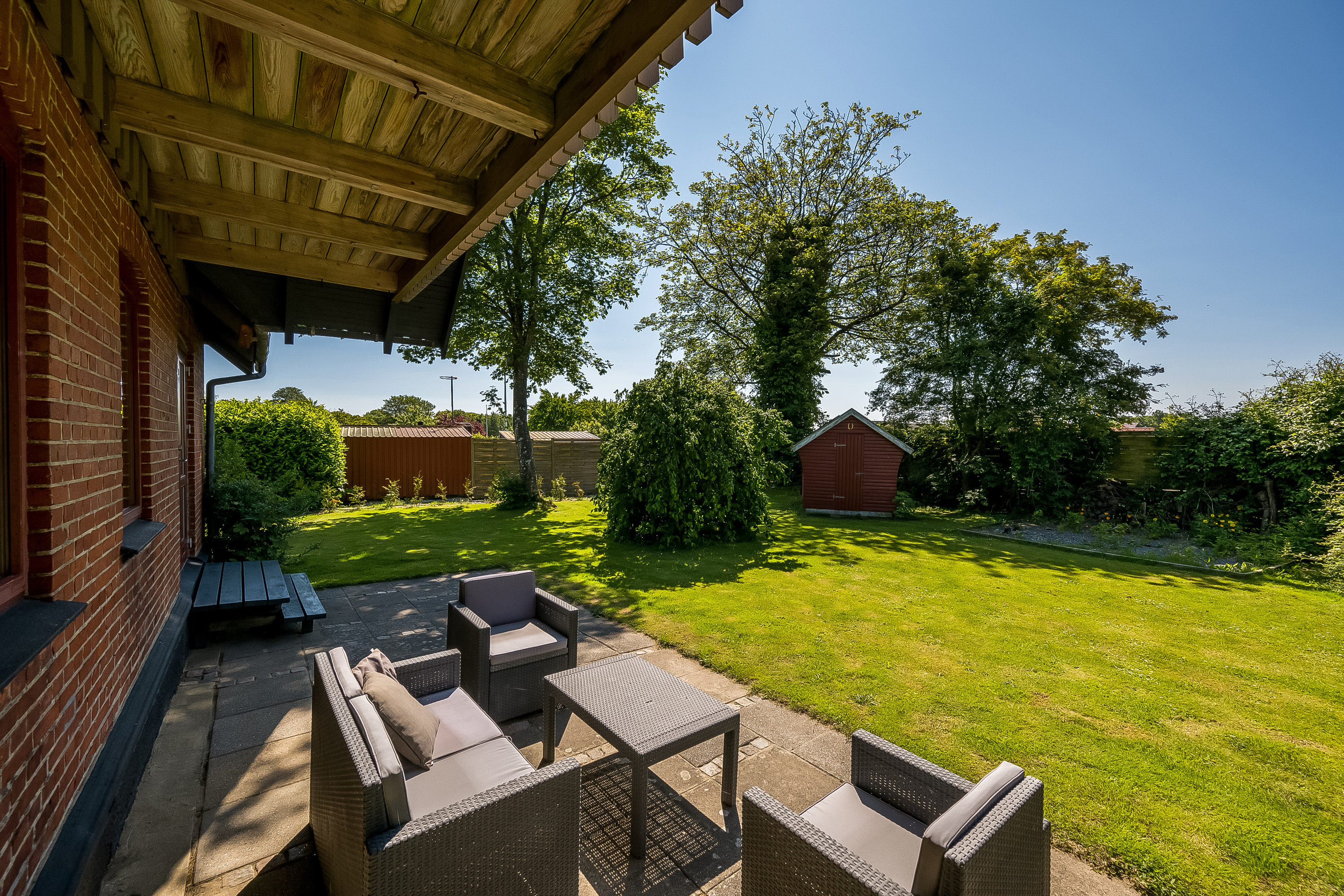 Miniaturebillede 1: terrasse. Billede af Bygmarken 5, 6971 Spjald