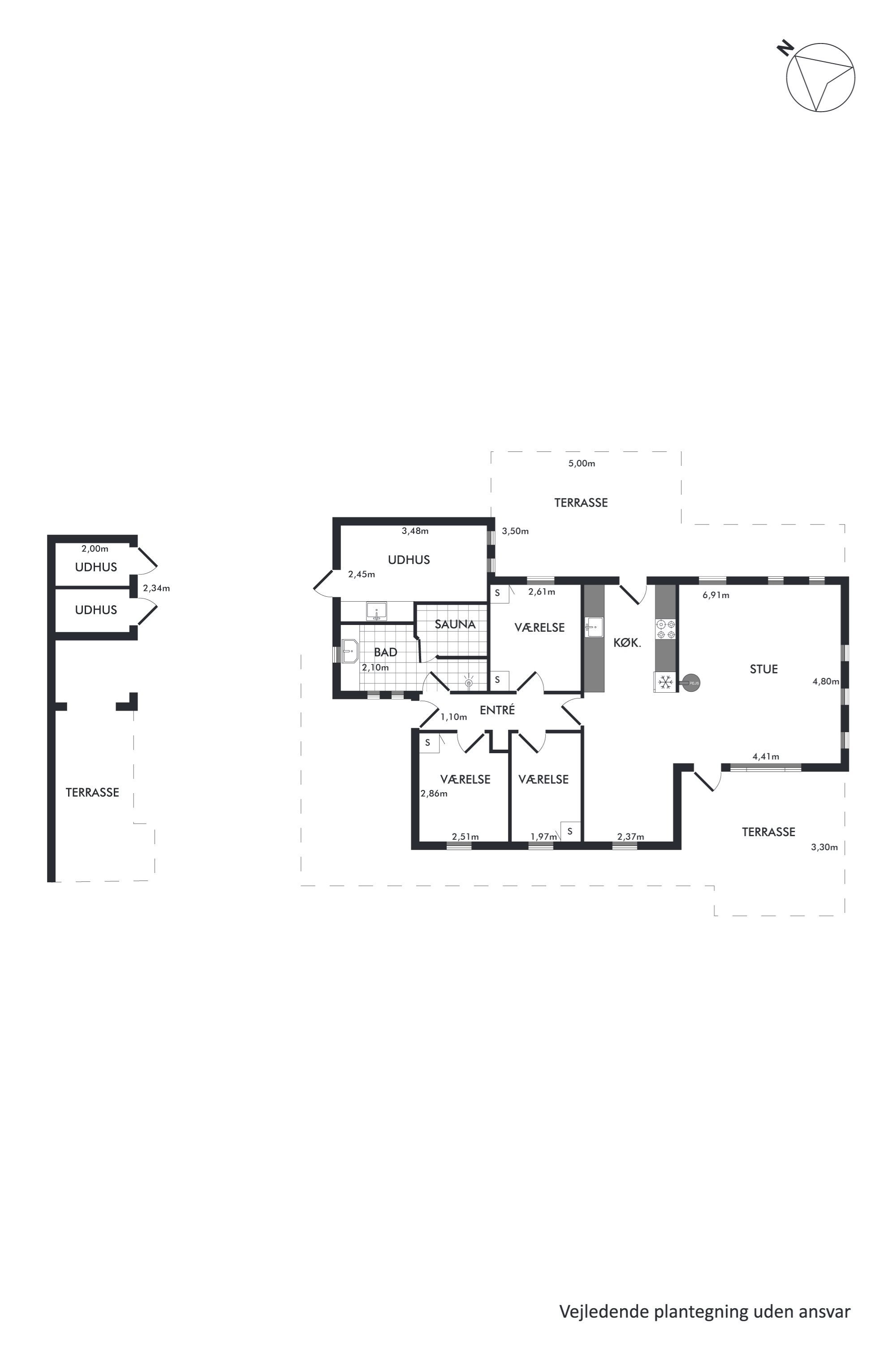 Plantegninger billede af Hedevej 39, Agger, 7770 Vestervig