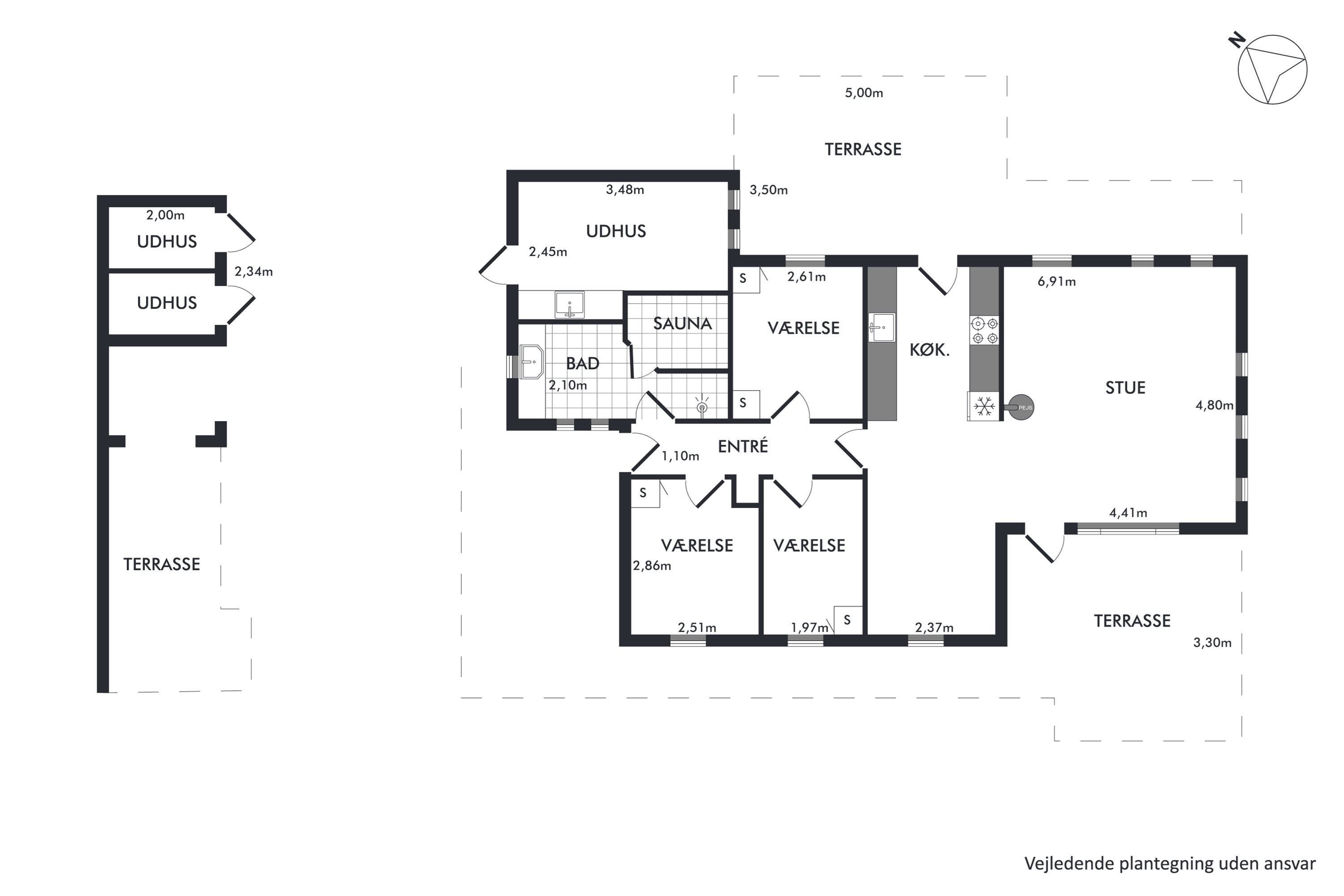 Plantegninger billede af Hedevej 39, Agger, 7770 Vestervig