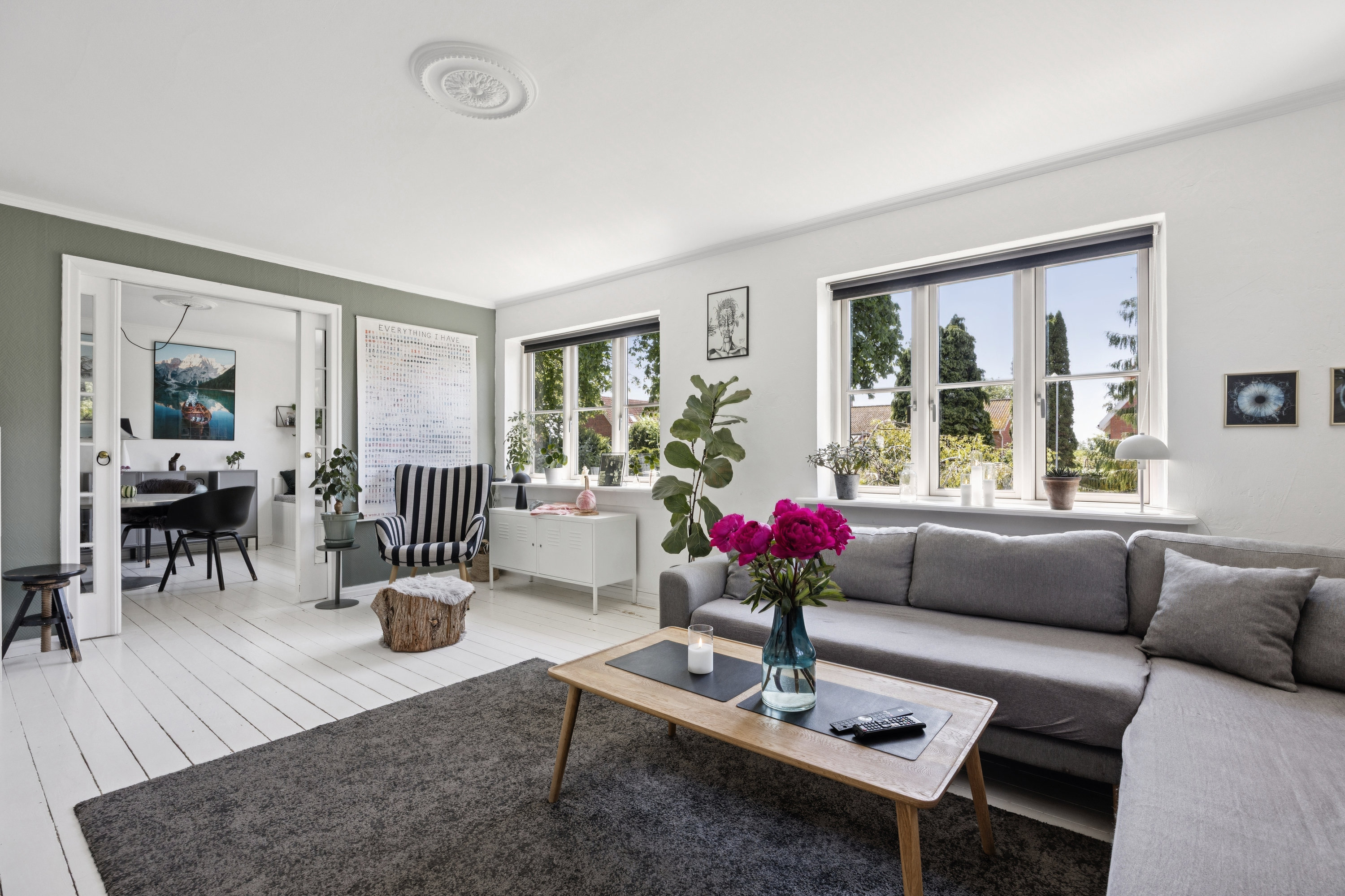 Fremhævet stue billede i fuldskærmstilstand. Billede af Østergade 37, 4660 Store Heddinge