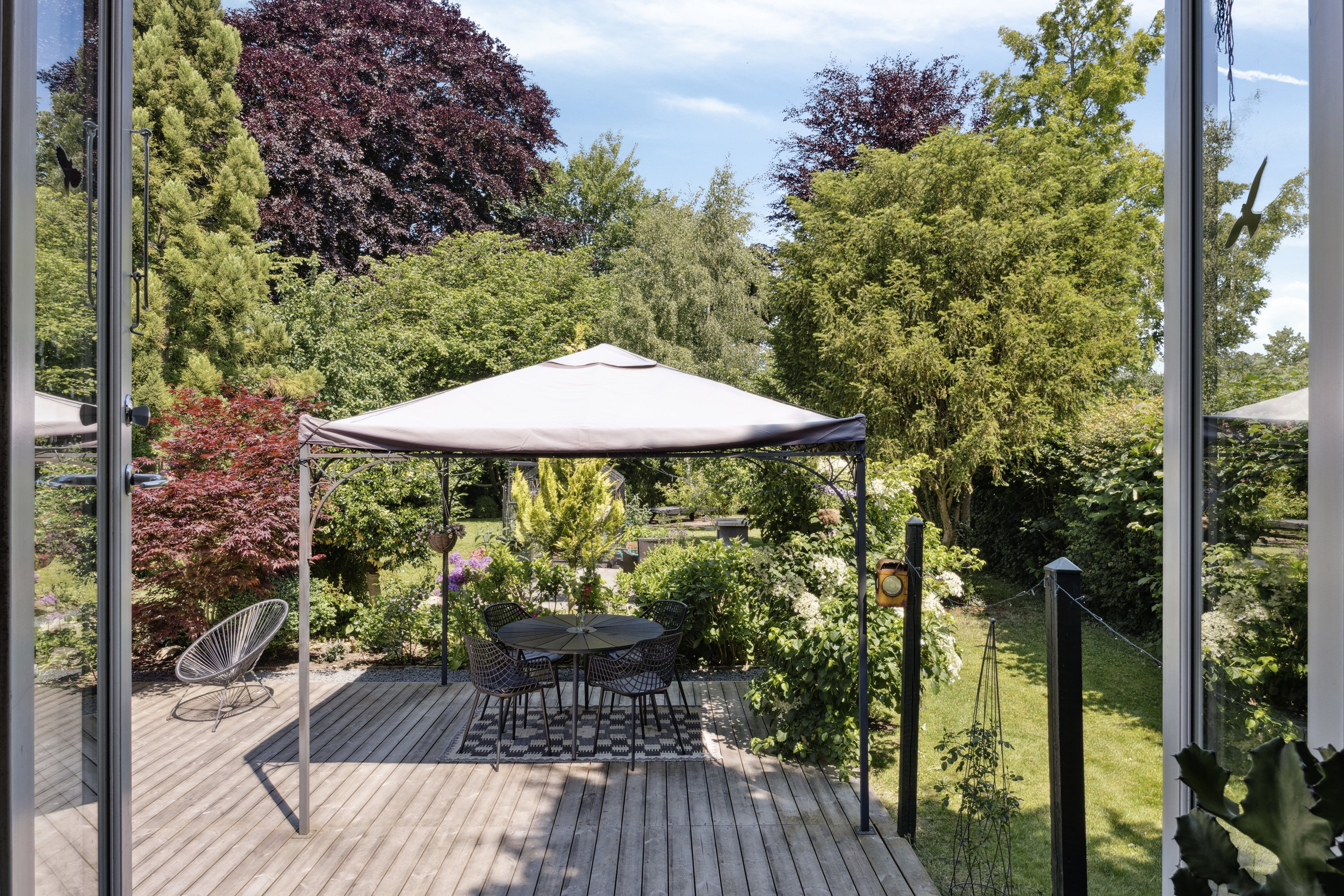 Fremhævet terrasse billede i fuldskærmstilstand. Billede af Østergade 37, 4660 Store Heddinge