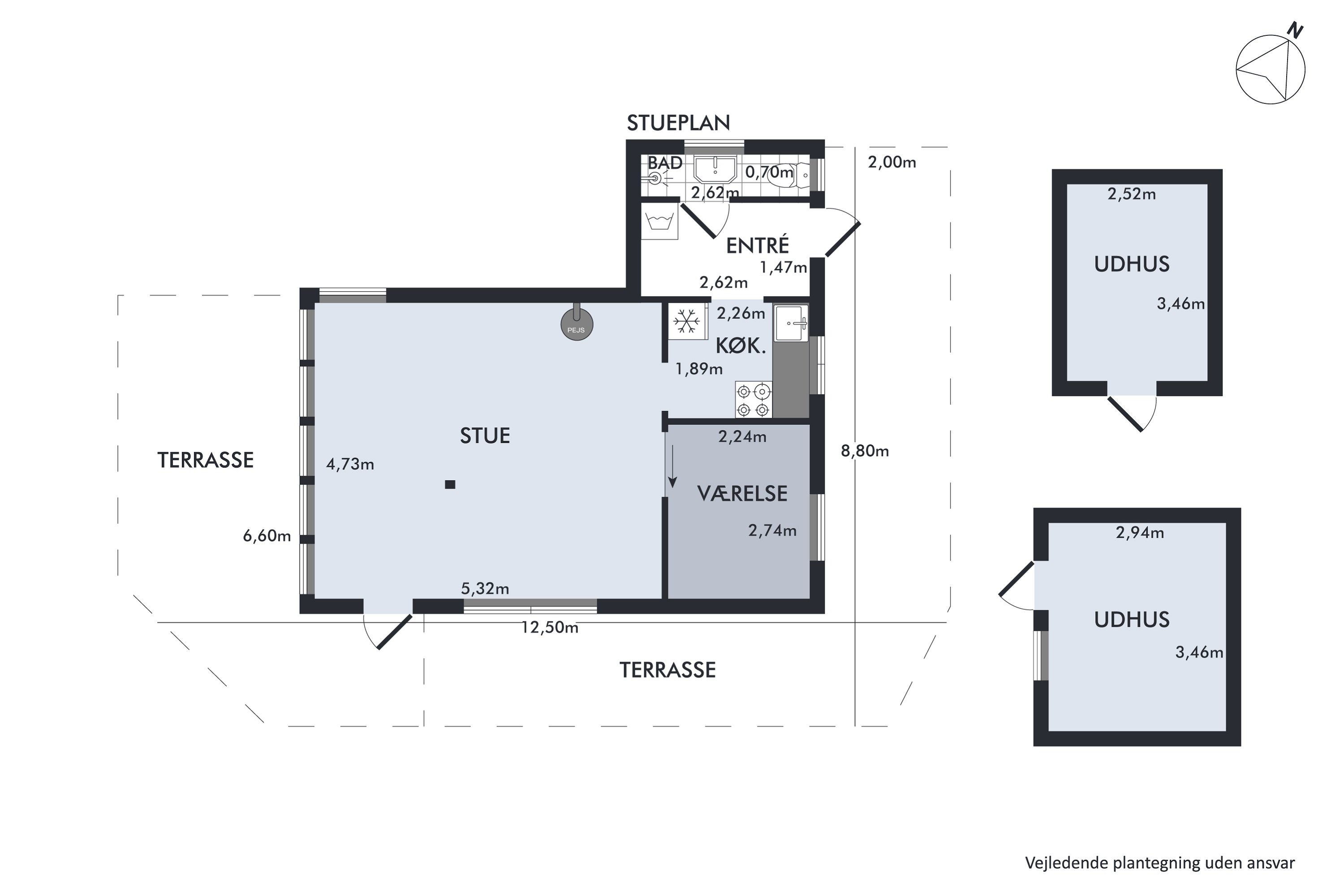 Plantegninger billede af Skansevej 1, Udbyhøj, 8950 Ørsted