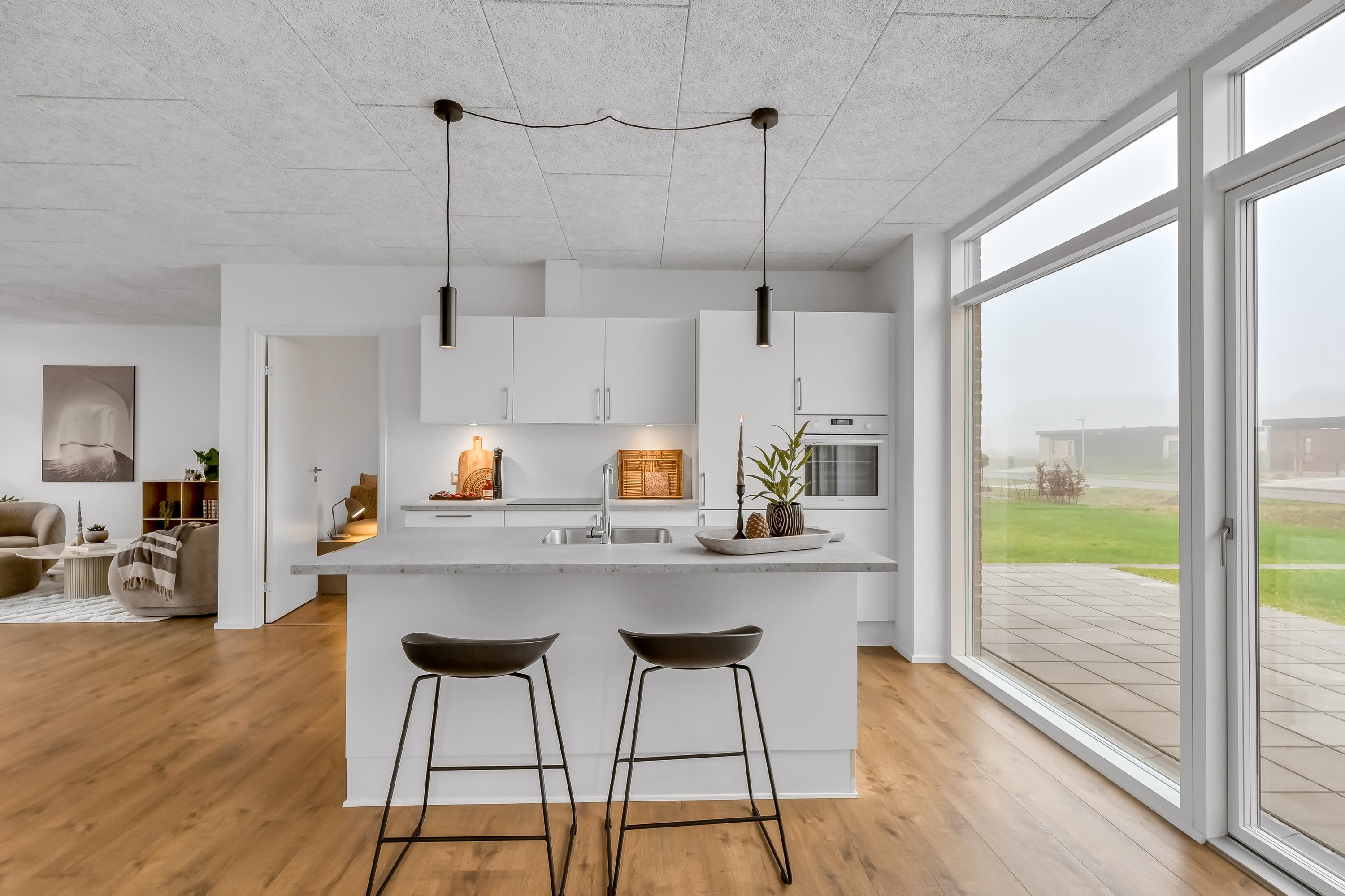 Fremhævet køkken billede i fuldskærmstilstand. Billede af Tavlund Krat 6, Lind, 7400 Herning