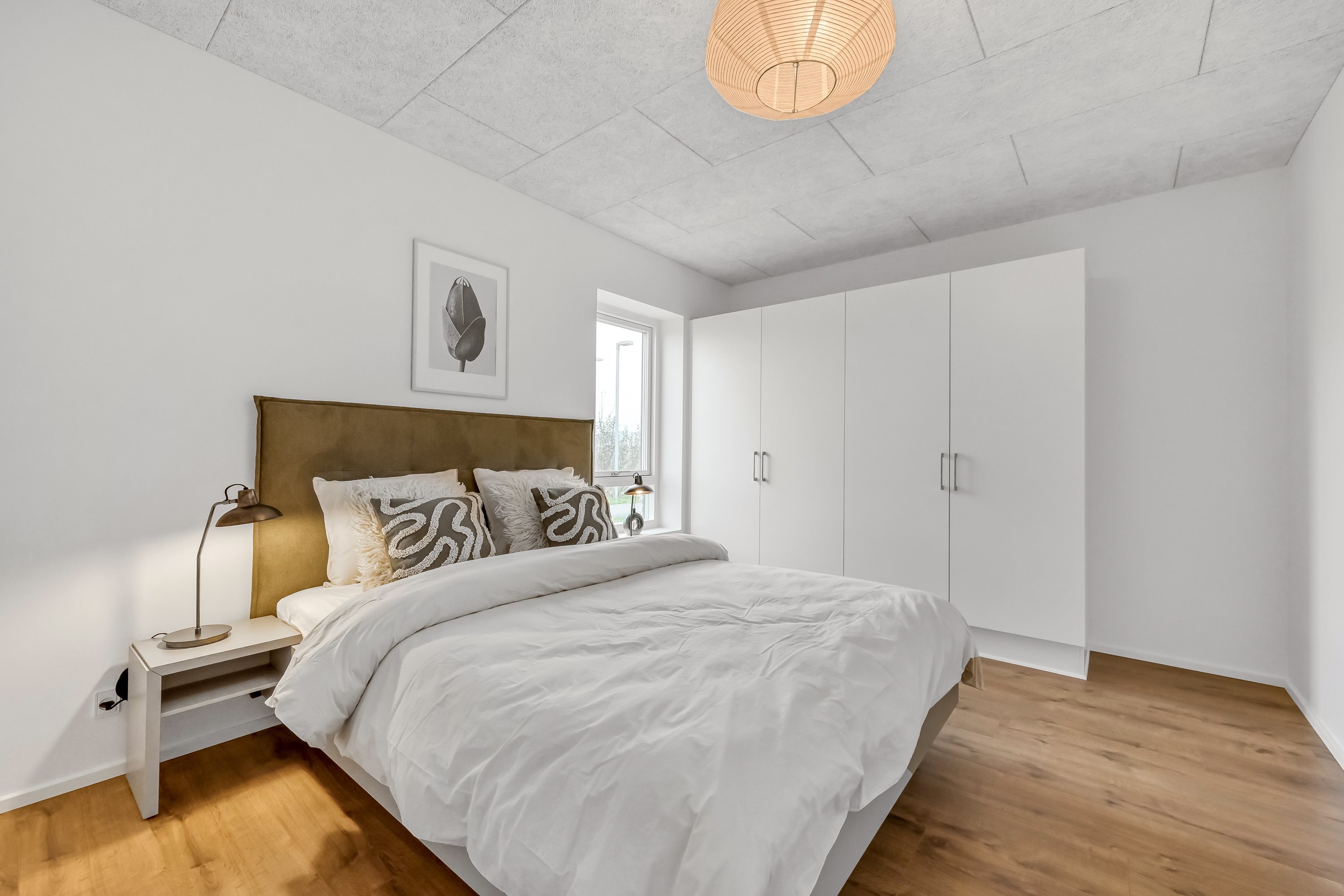 Fremhævet soveværelse billede i fuldskærmstilstand. Billede af Tavlund Krat 6, Lind, 7400 Herning