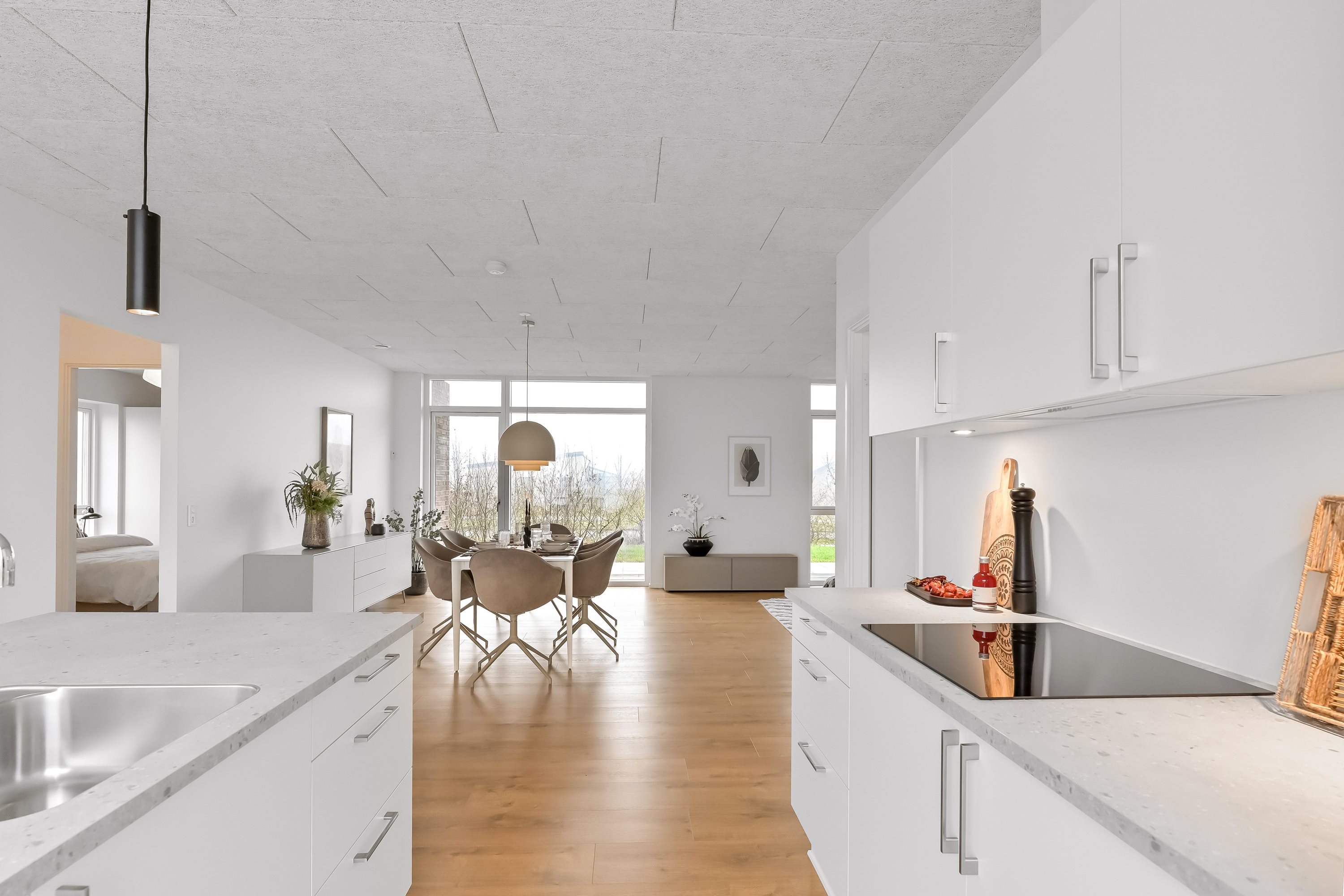 Fremhævet køkken billede i fuldskærmstilstand. Billede af Tavlund Krat 6, Lind, 7400 Herning