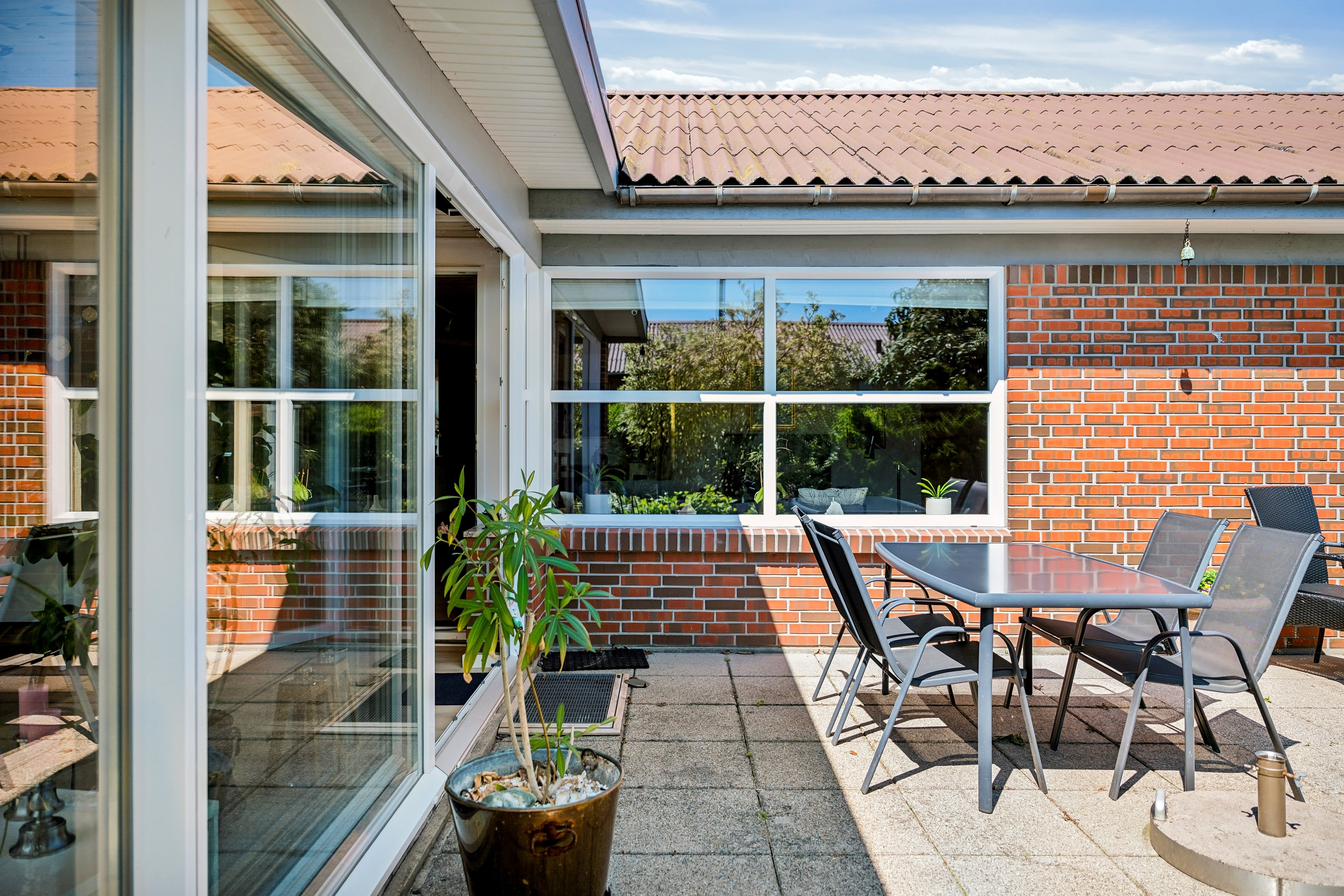 Fremhævet terrasse billede i fuldskærmstilstand. Billede af Burholt 15, 9560 Hadsund