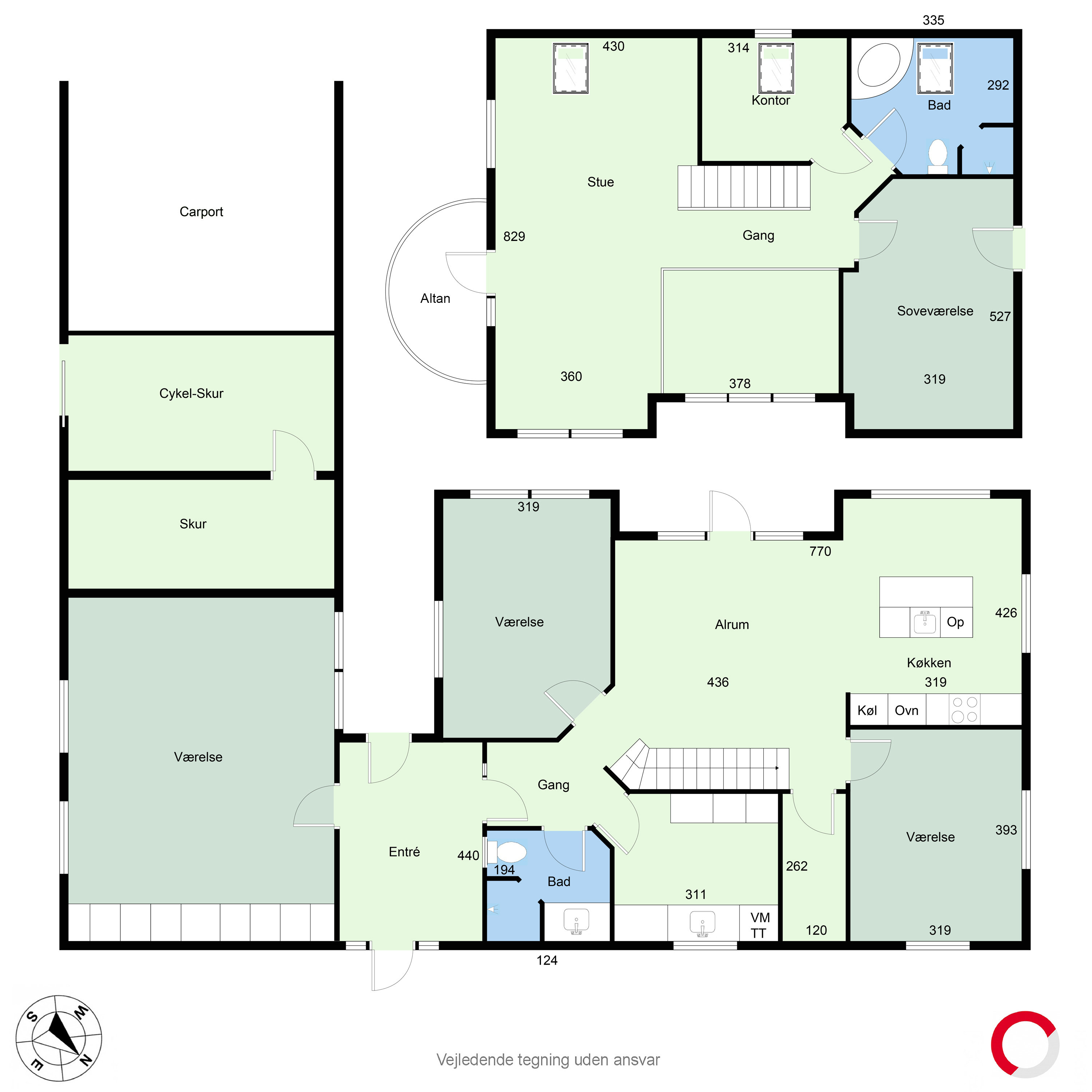 Plantegninger billede af Elmehøjvej 39B, Skåde, 8270 Højbjerg