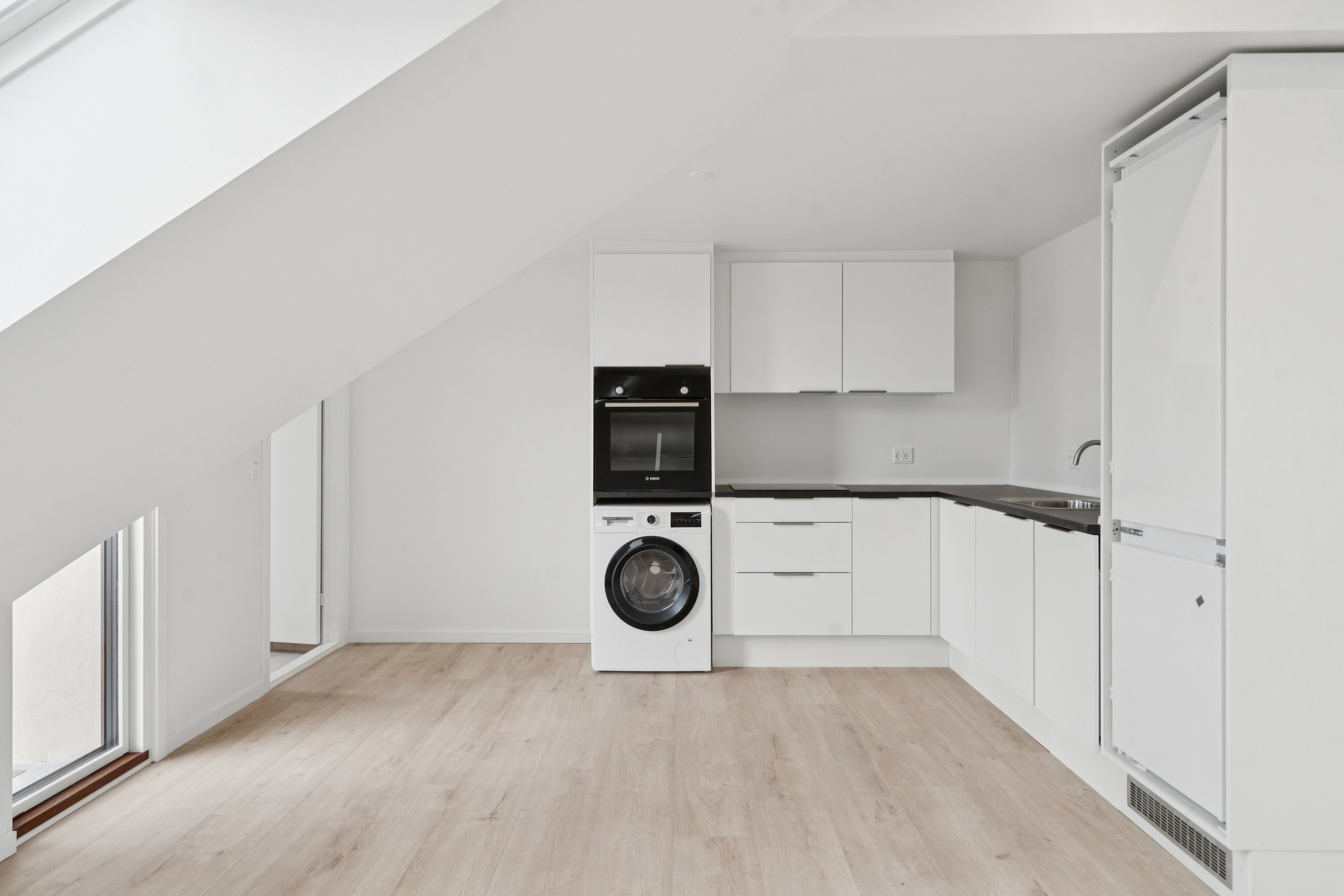 Fremhævet køkken billede i fuldskærmstilstand. Billede af Pjentedamsgade 8, 3., 5000 Odense C