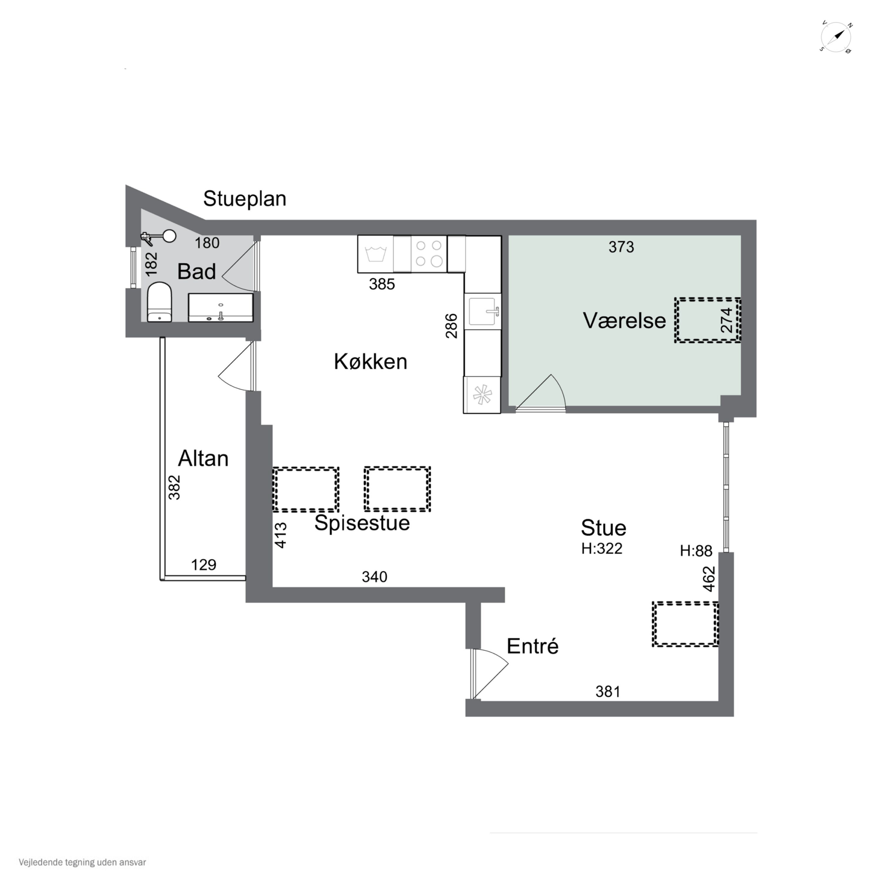 Plantegninger billede af Pjentedamsgade 8, 3., 5000 Odense C
